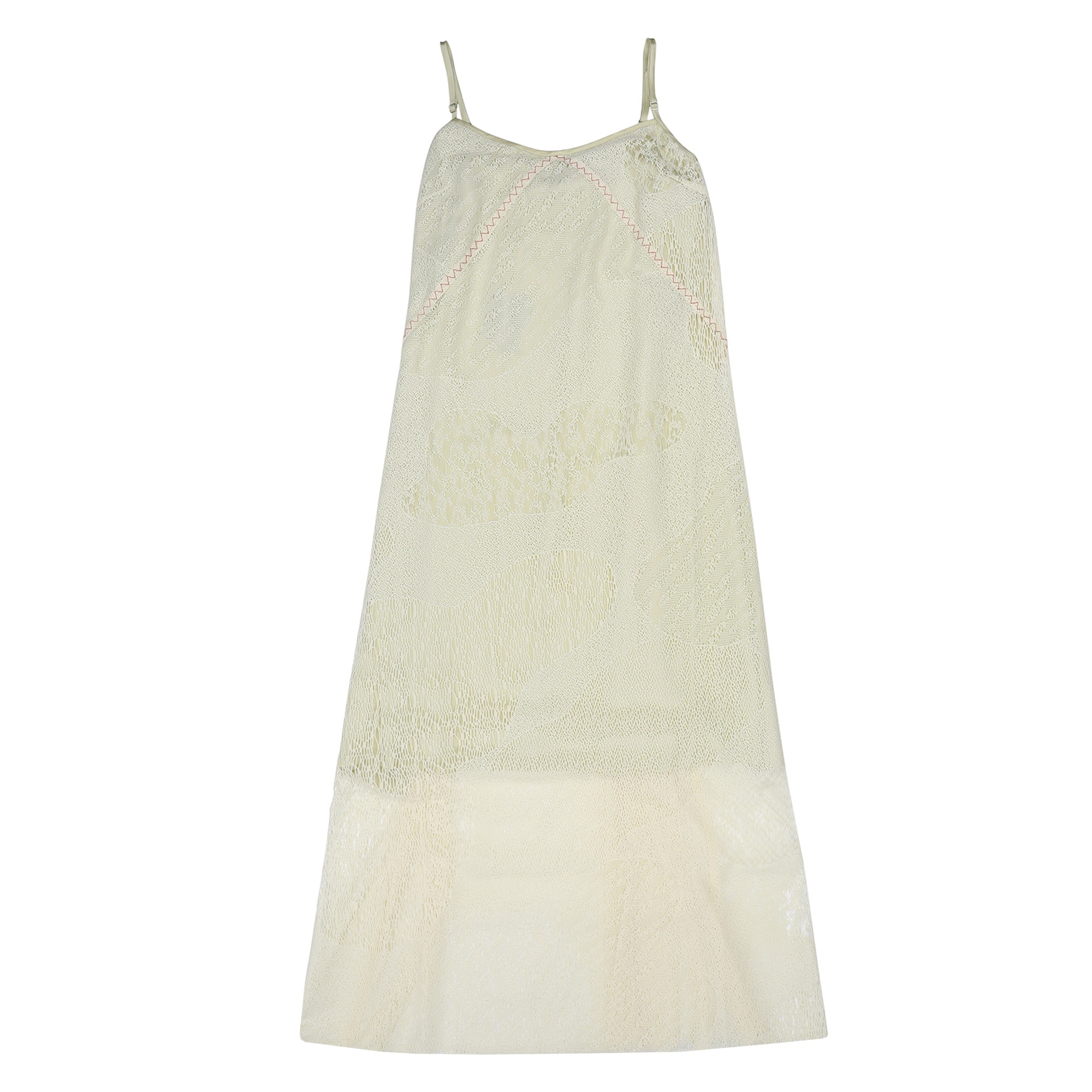 Engineered Cloud Mesh Slip Dress - Natural product photo