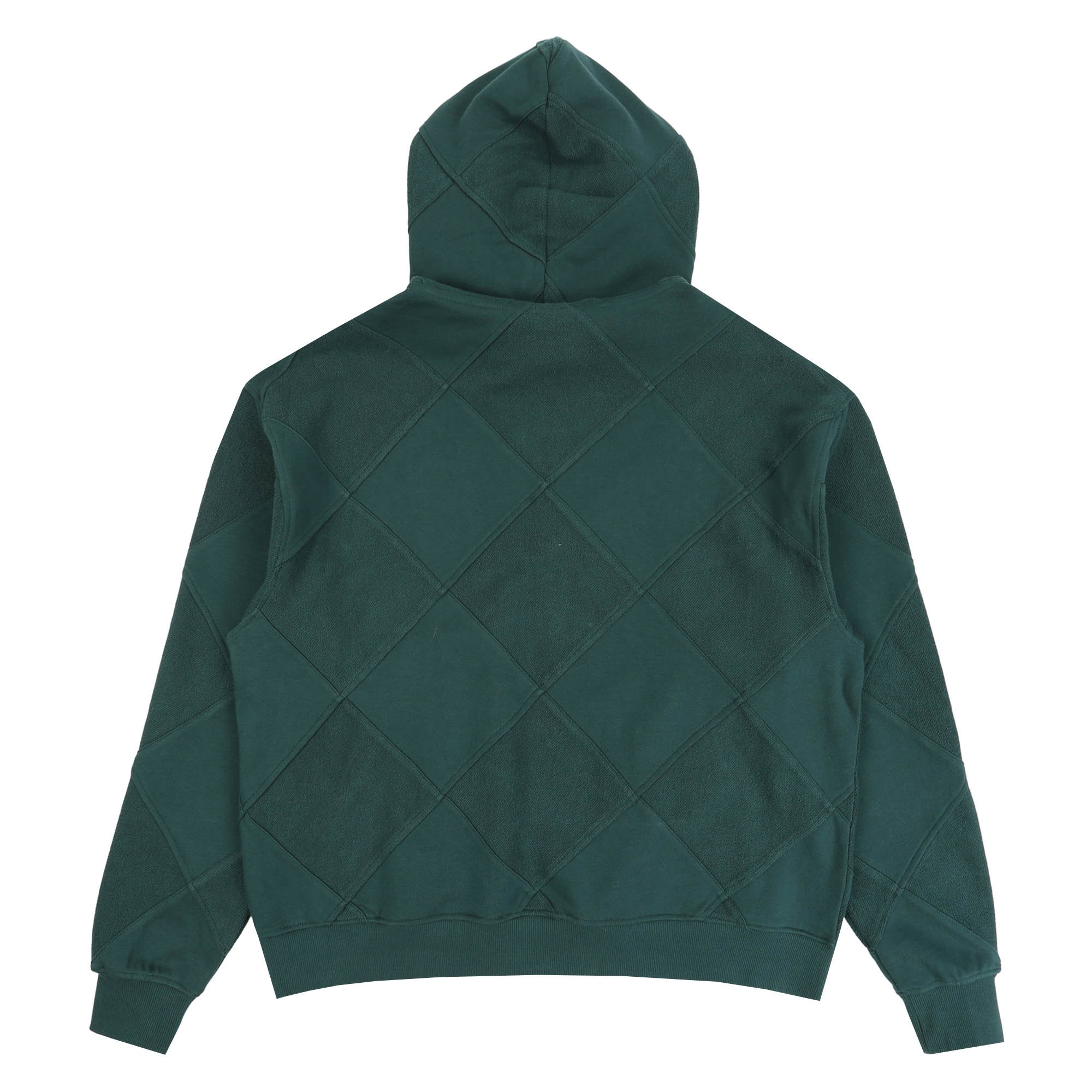 Diamond Terry Hooded Sweatshirt - Forest product photo