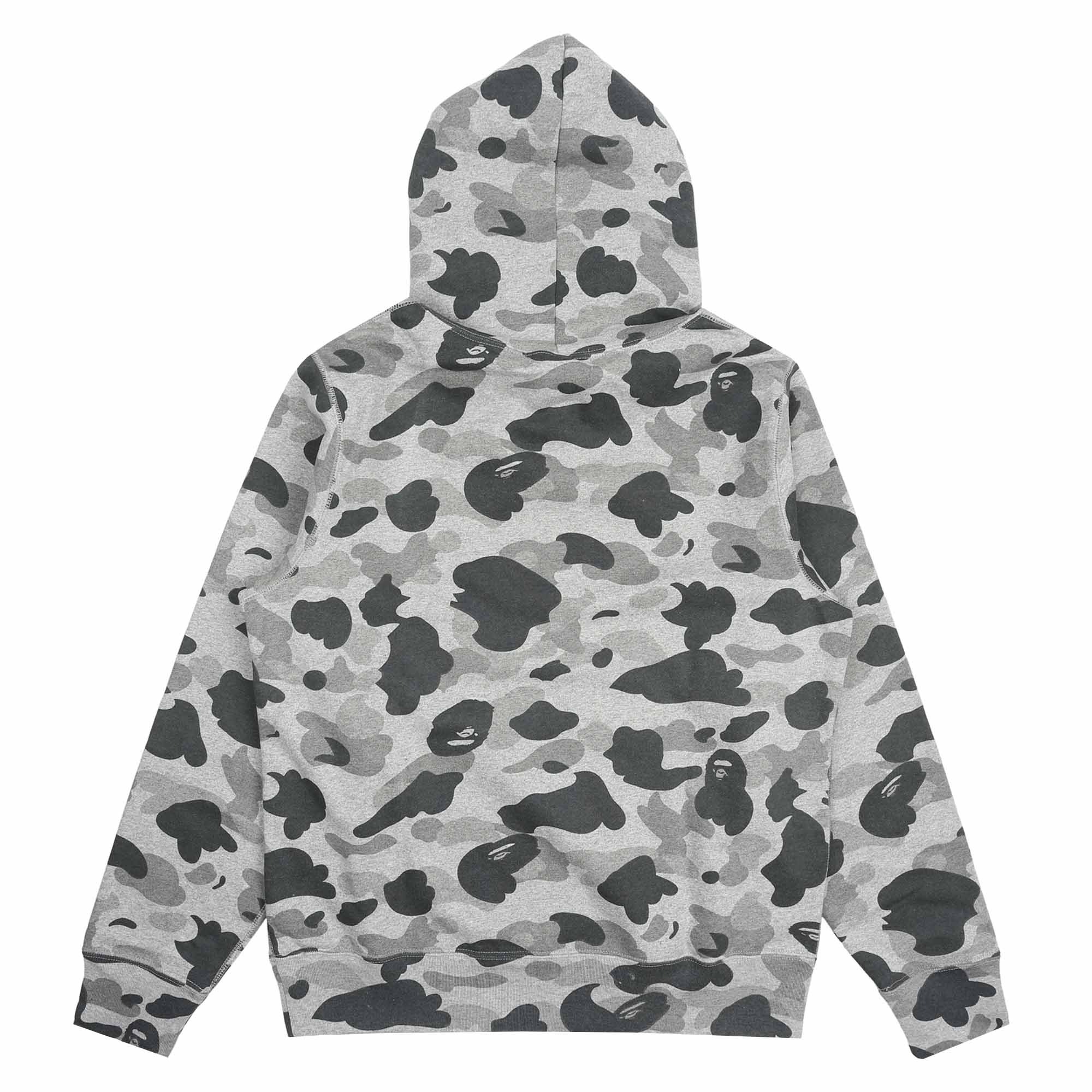 Camo Pullover Hoodie - Grey product photo