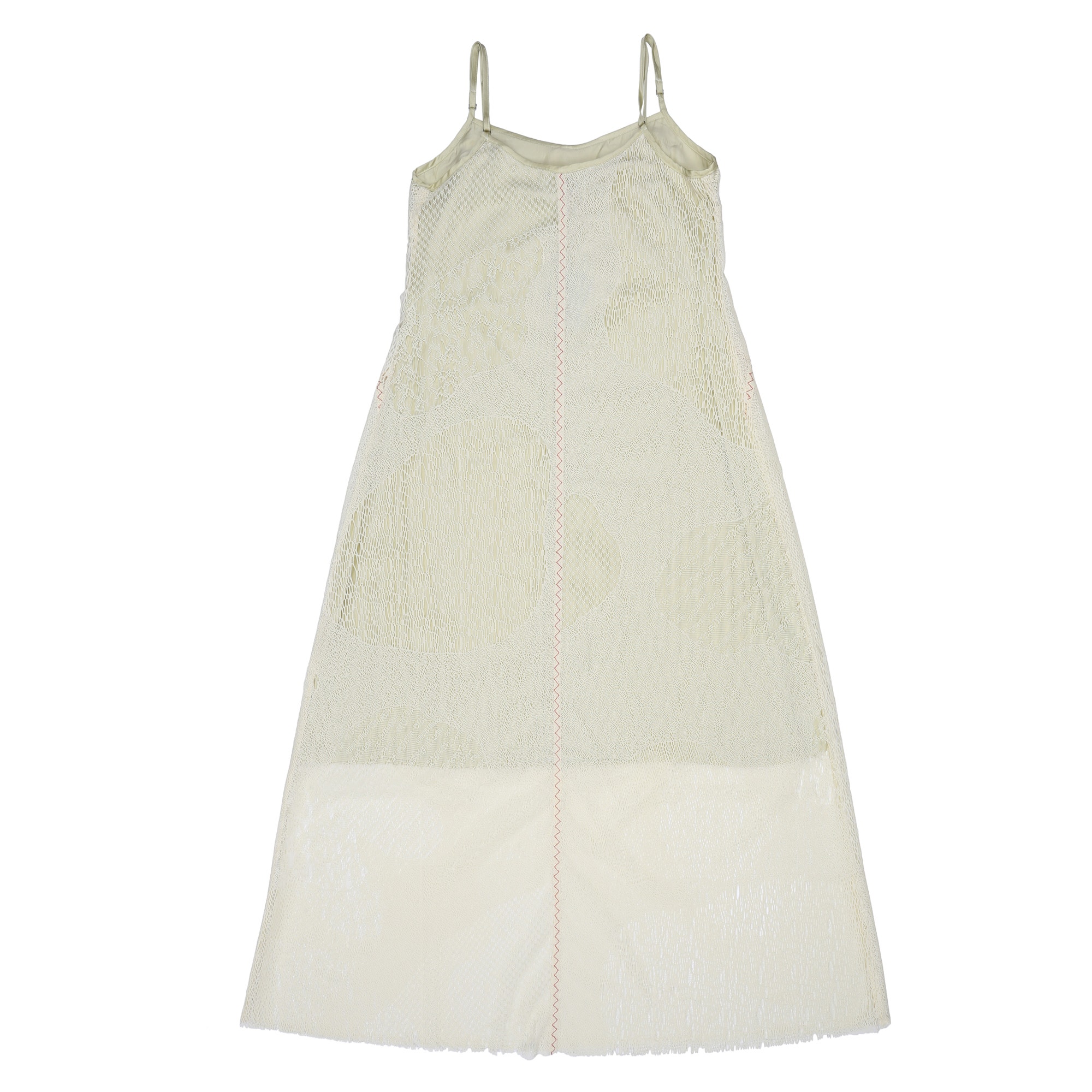 Engineered Cloud Mesh Slip Dress - Natural product photo