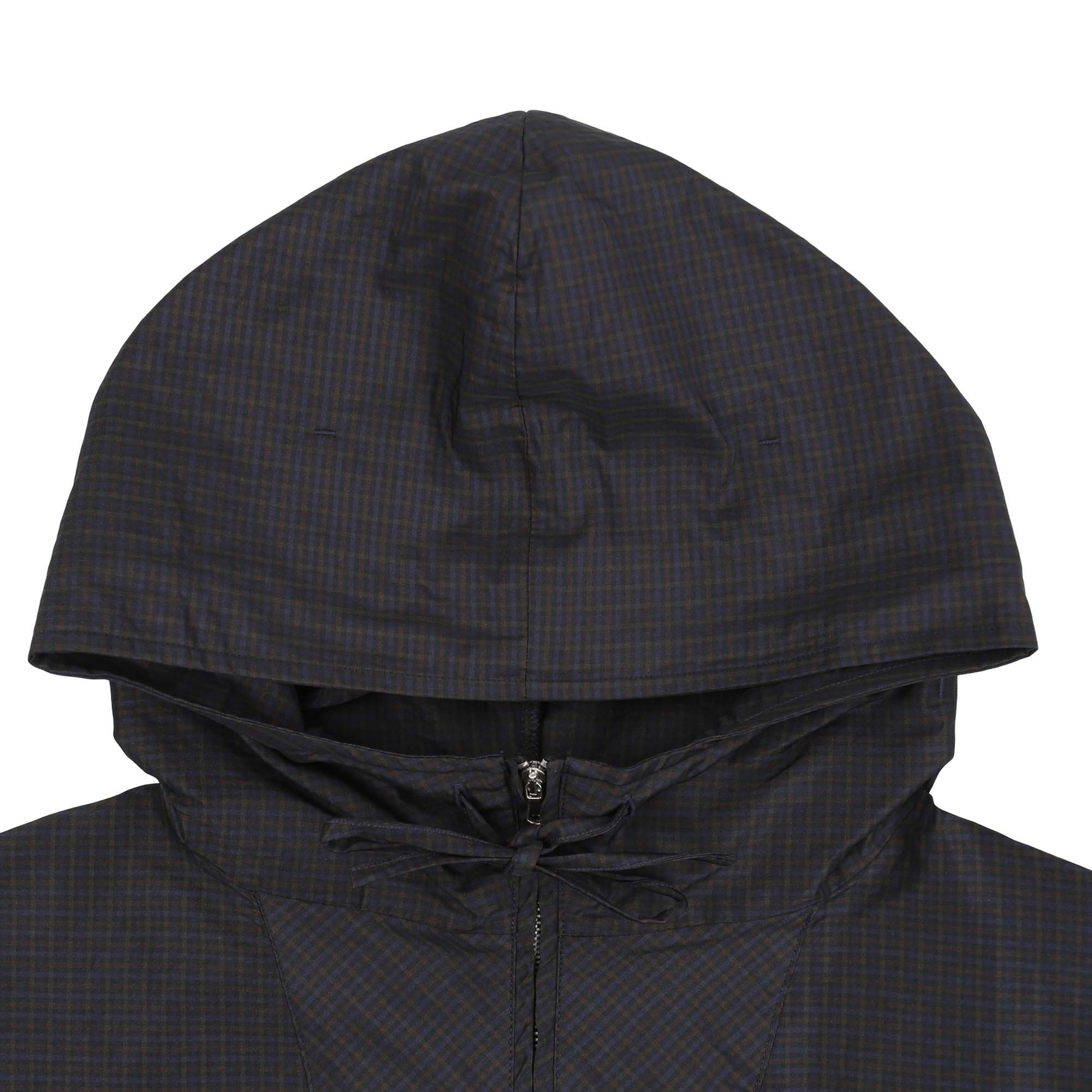 Check Mask Anorak - Navy/Dark Brown product photo