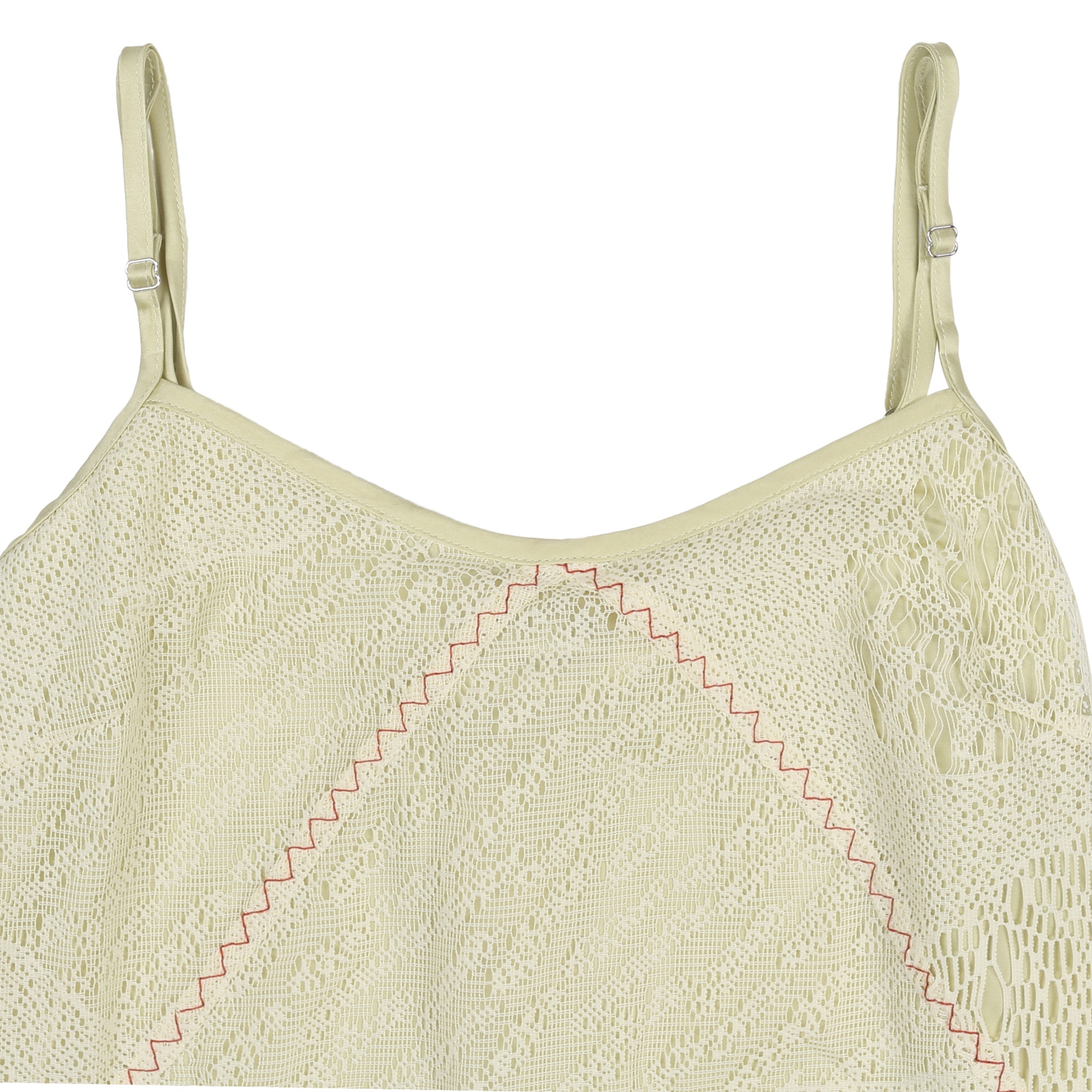 Engineered Cloud Mesh Slip Dress - Natural product photo