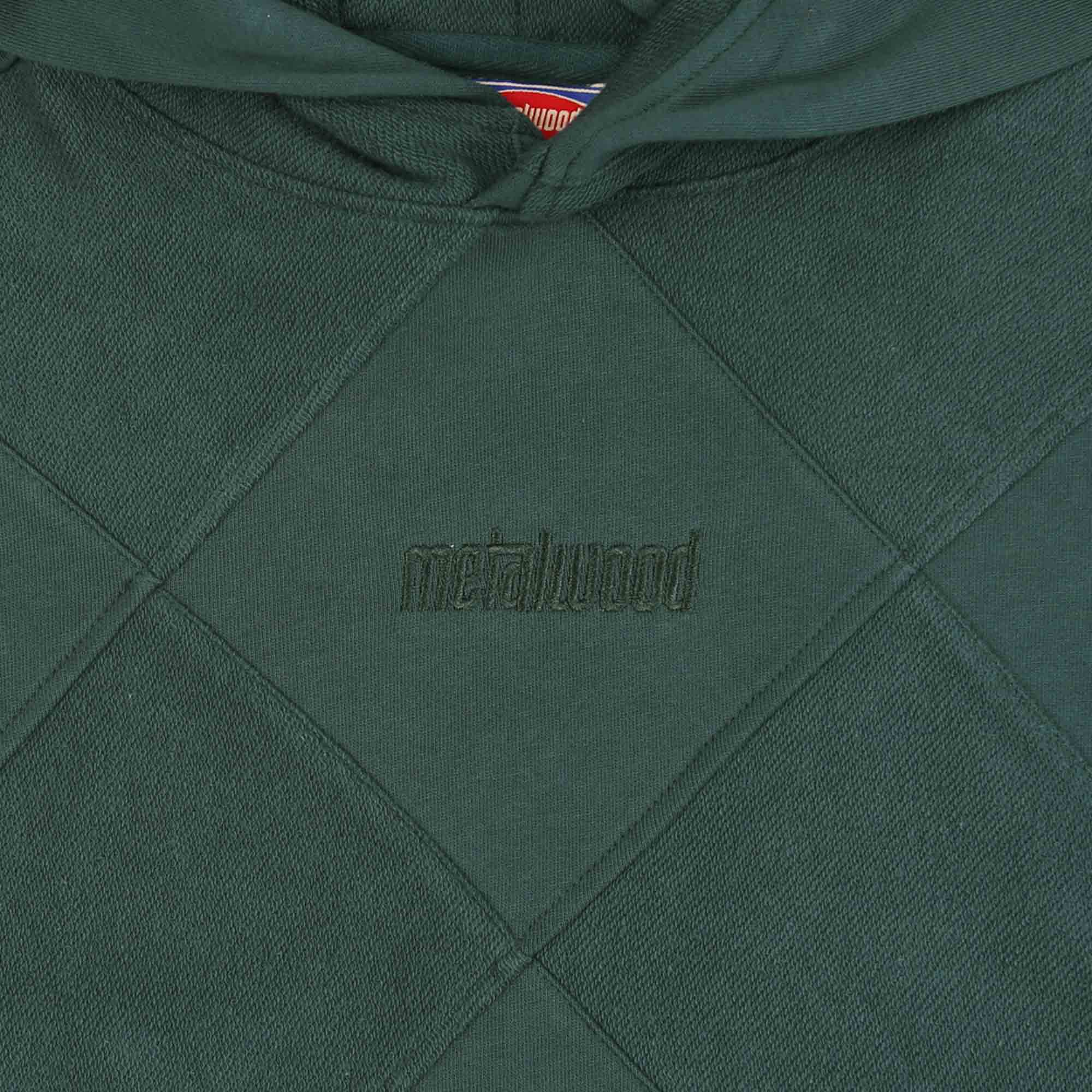 Diamond Terry Hooded Sweatshirt - Forest product photo
