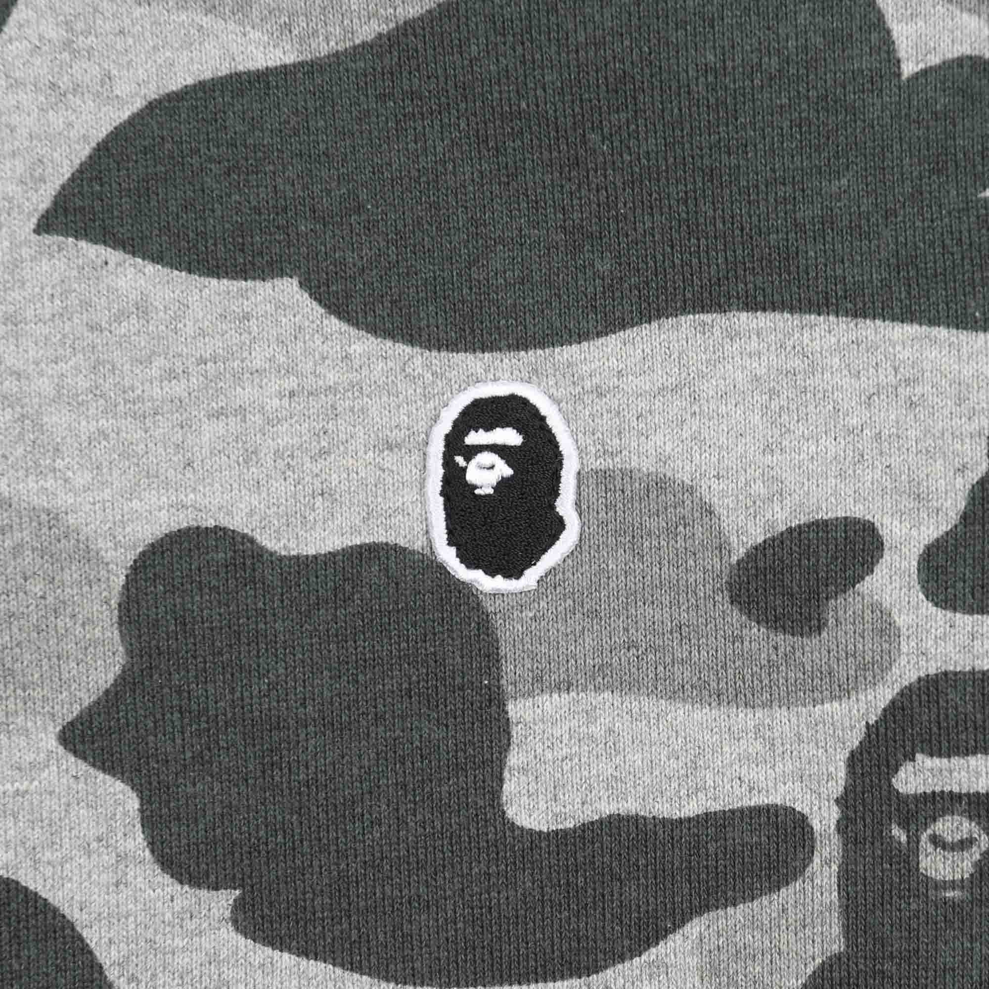 Camo Pullover Hoodie - Grey product photo