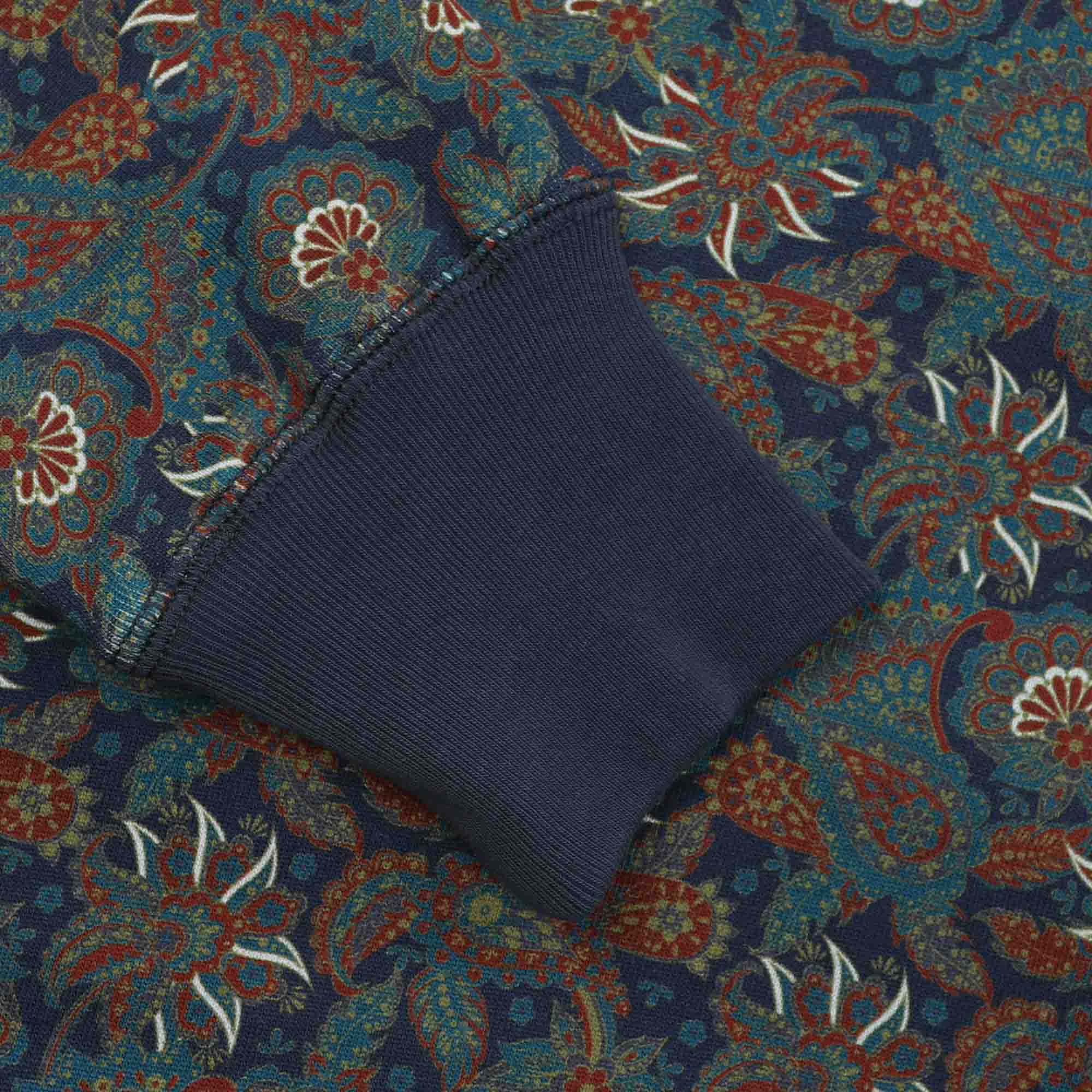 Paisley Hoodie - Navy product photo
