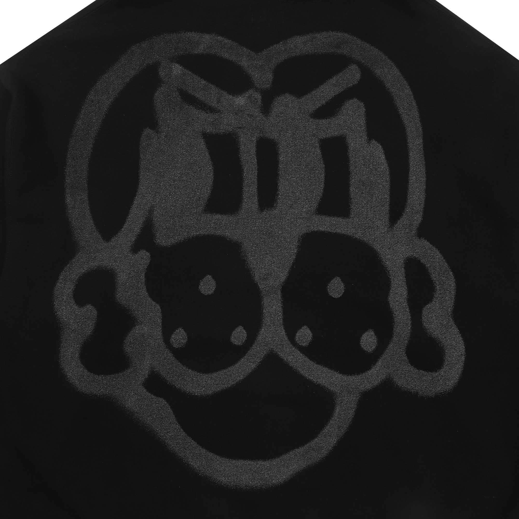 Reflective Finesse Pup Hoodie - Black product photo