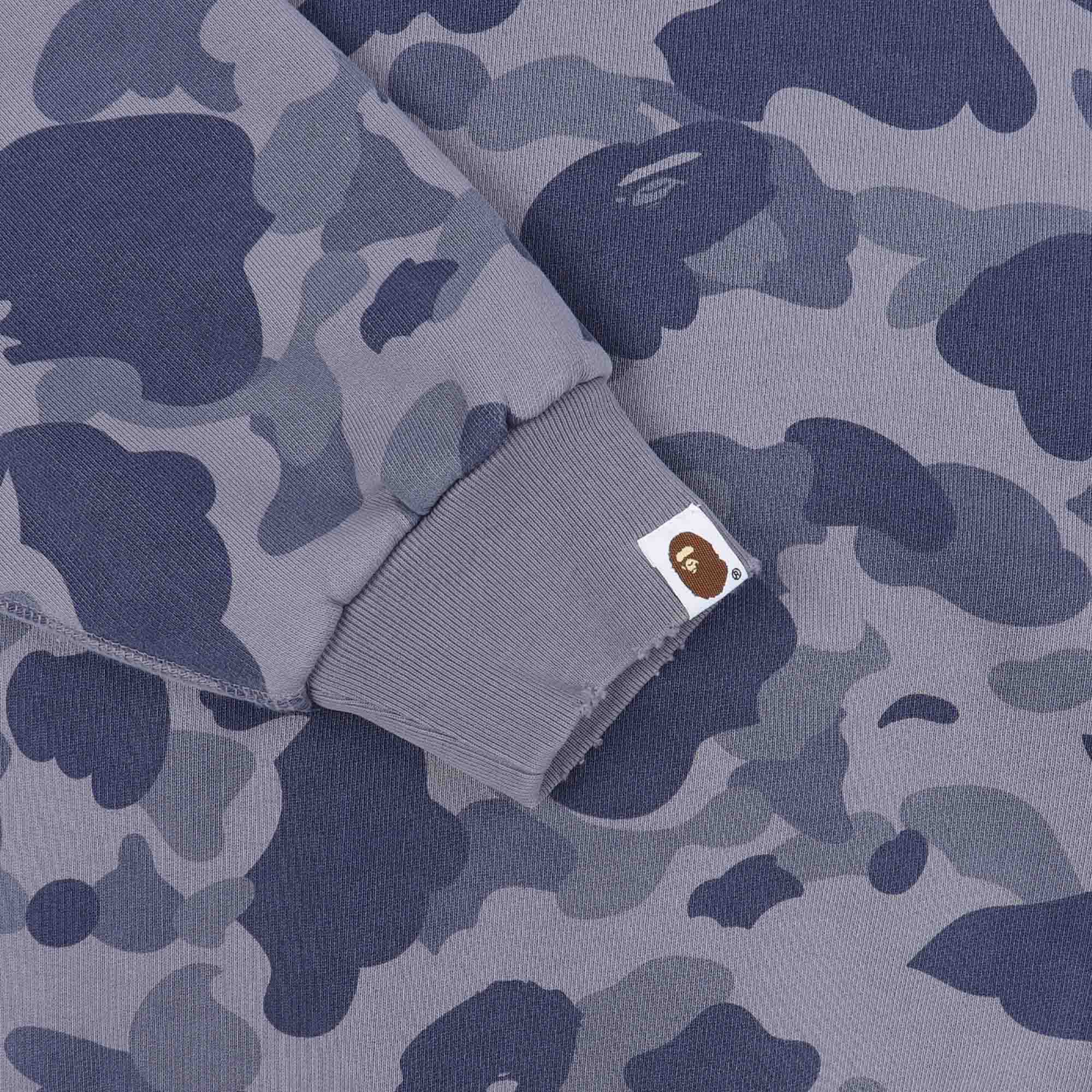 1st Camo Heavy Wash Cropped Zip Hood - Charcoal product photo