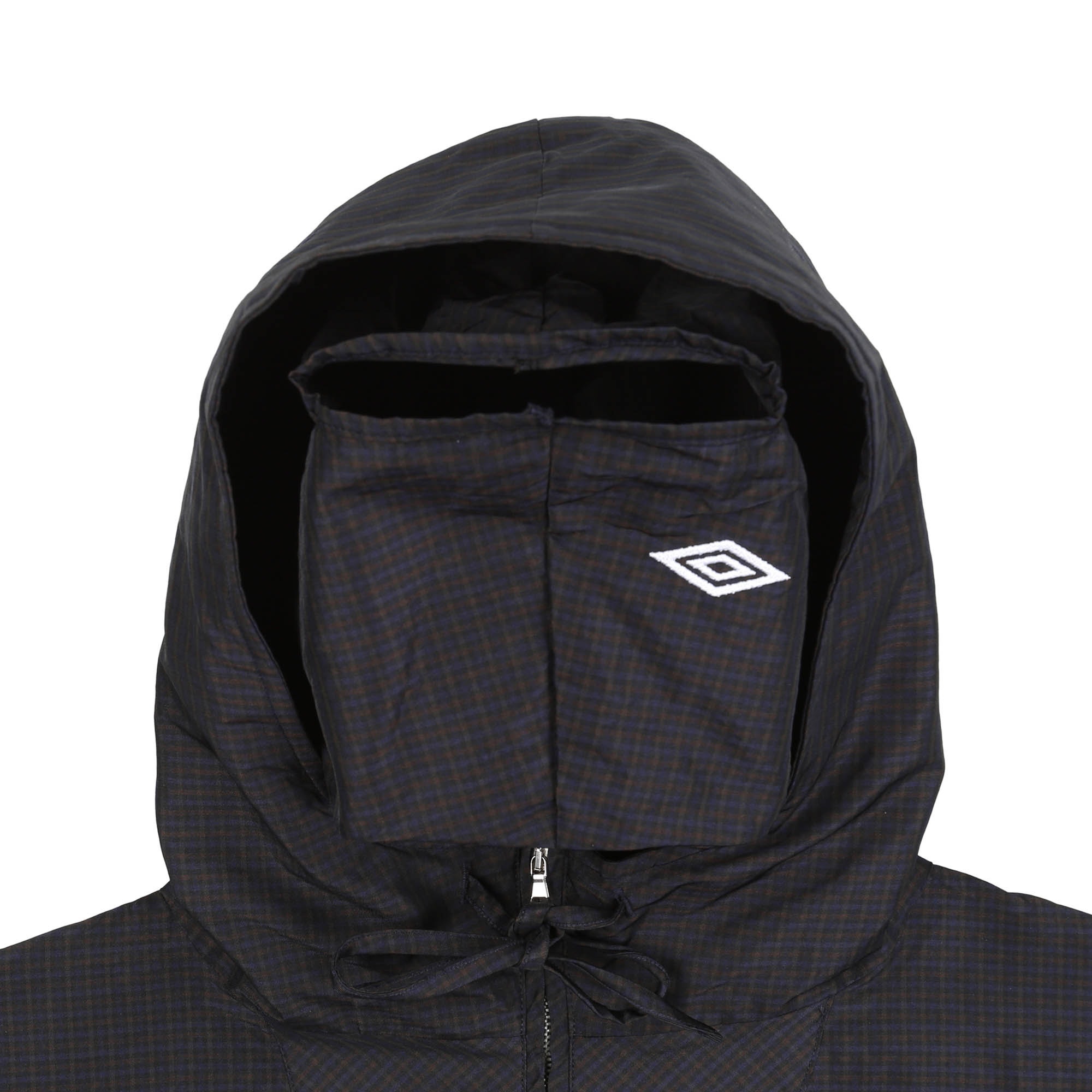 Check Mask Anorak - Navy/Dark Brown product photo