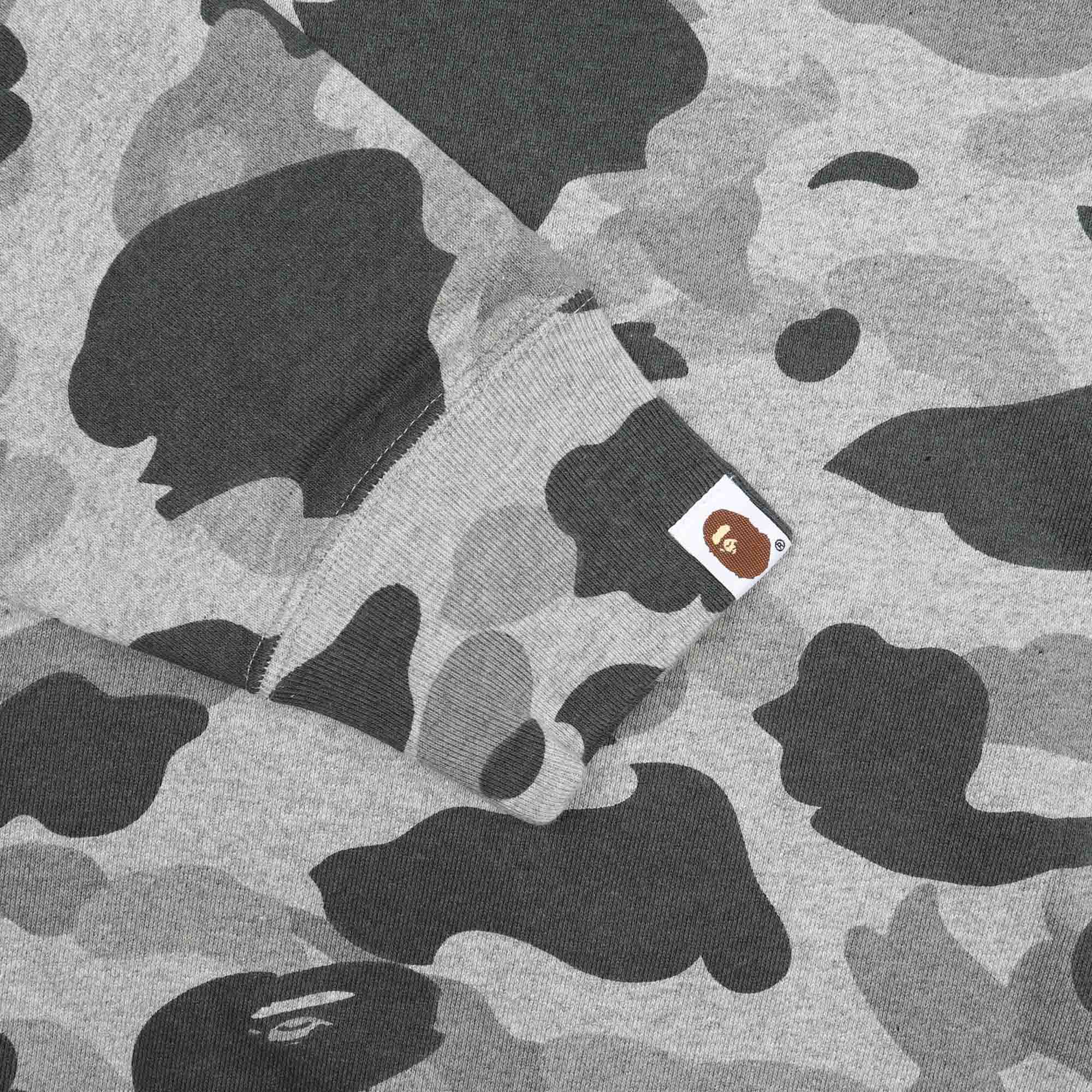 Camo Pullover Hoodie - Grey product photo