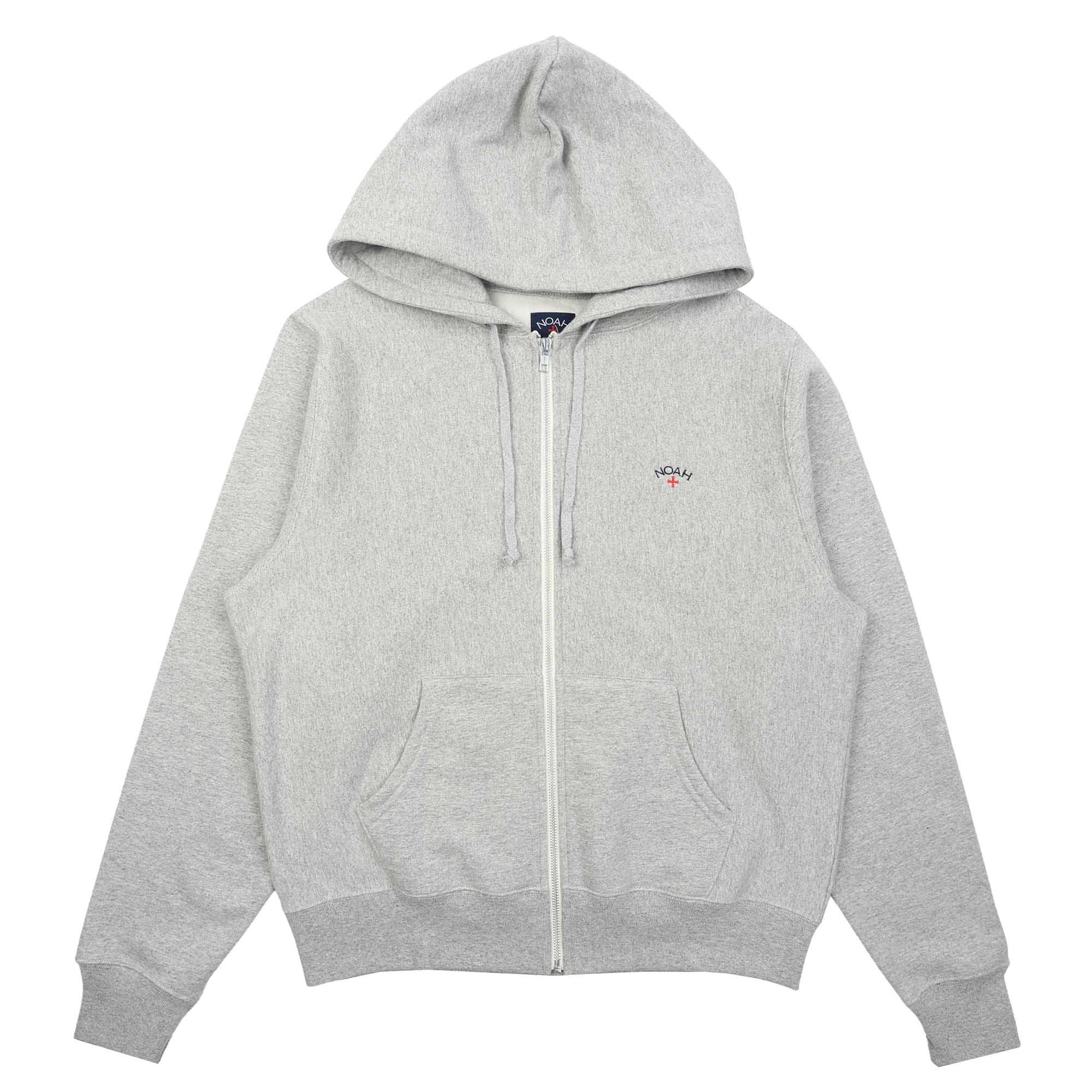 Lightweight Zip-Up Hoodie - Heather Grey product photo