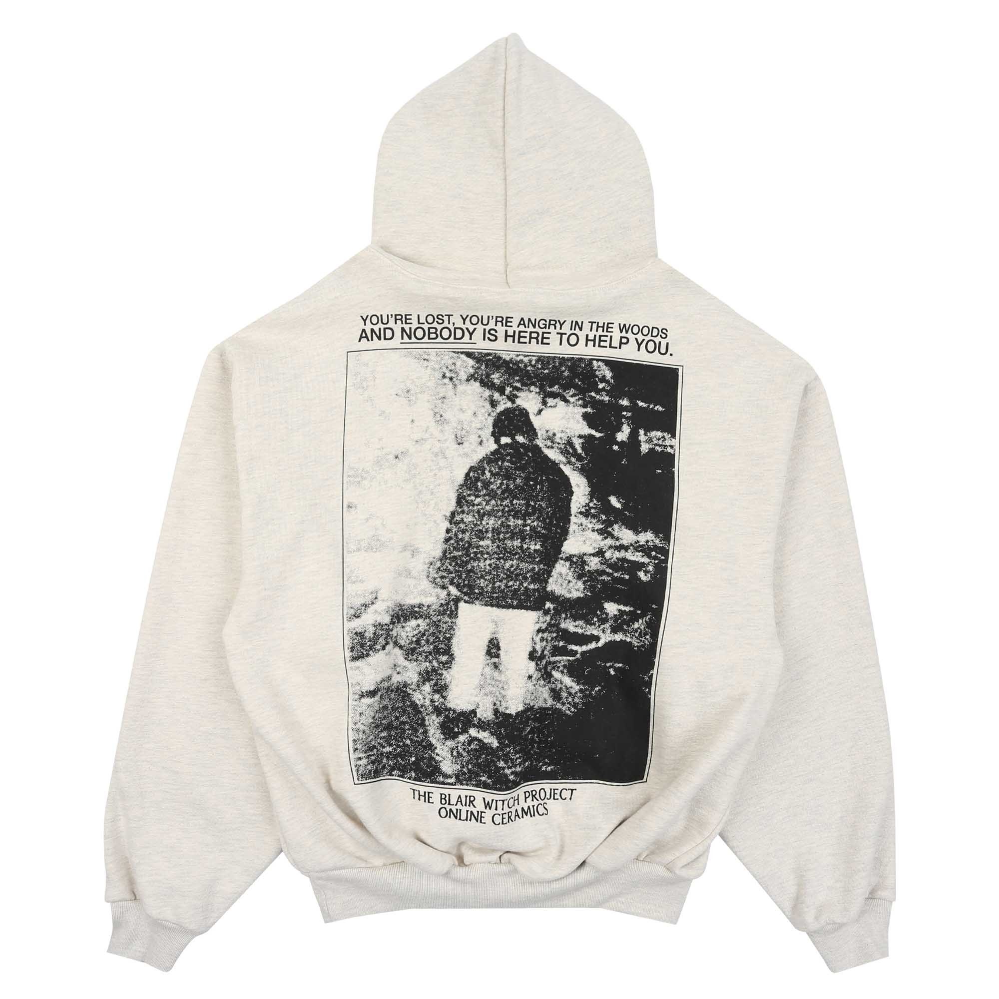 The Blair Witch Nobody Help Hoodie - Off White product photo