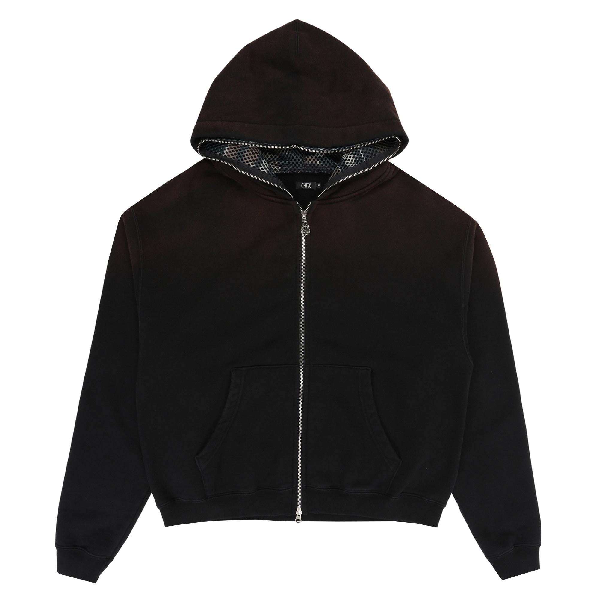 Camo Face Full Zip Hoodie - Black product photo