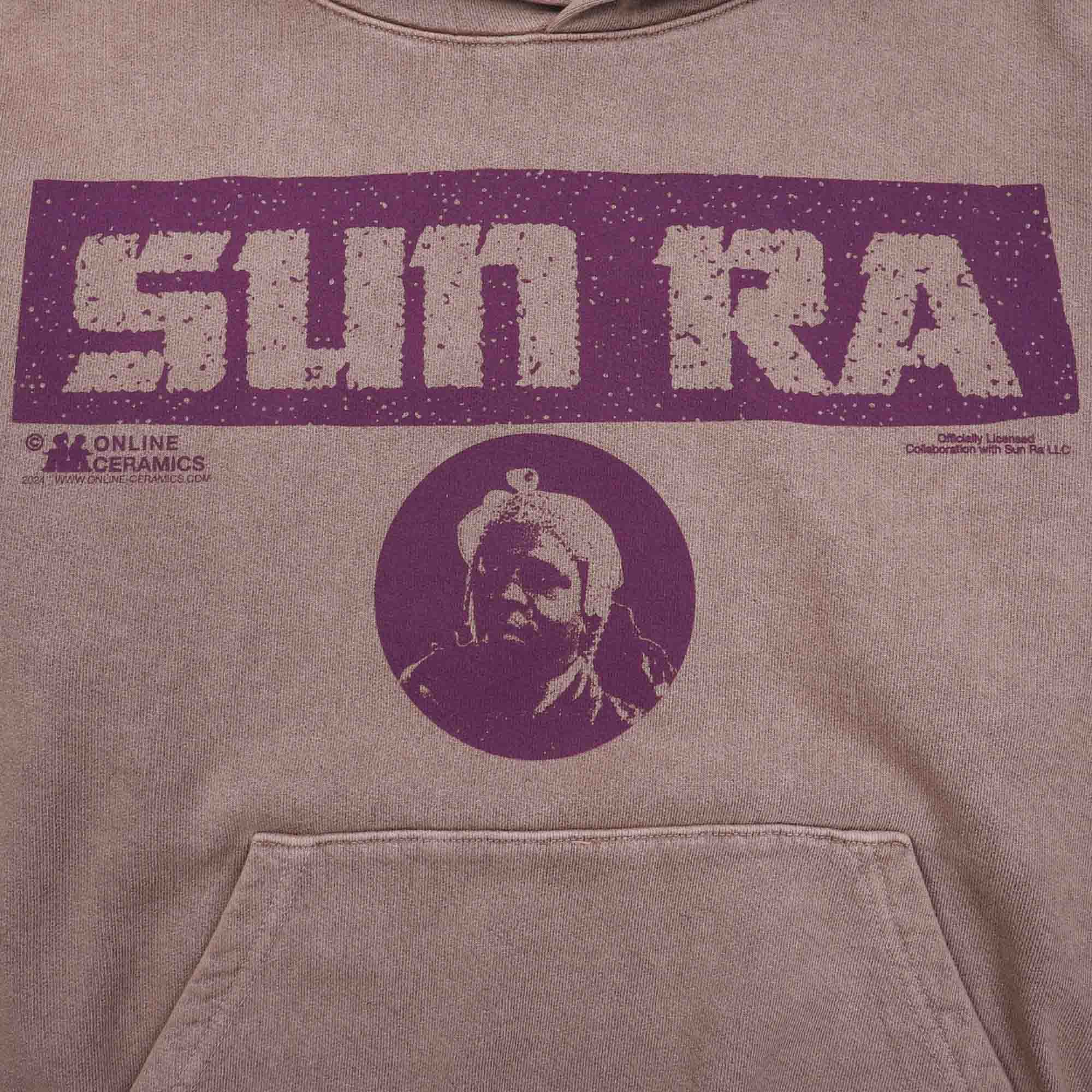 Sun Ra Logo Hoodie - Patchouli product photo