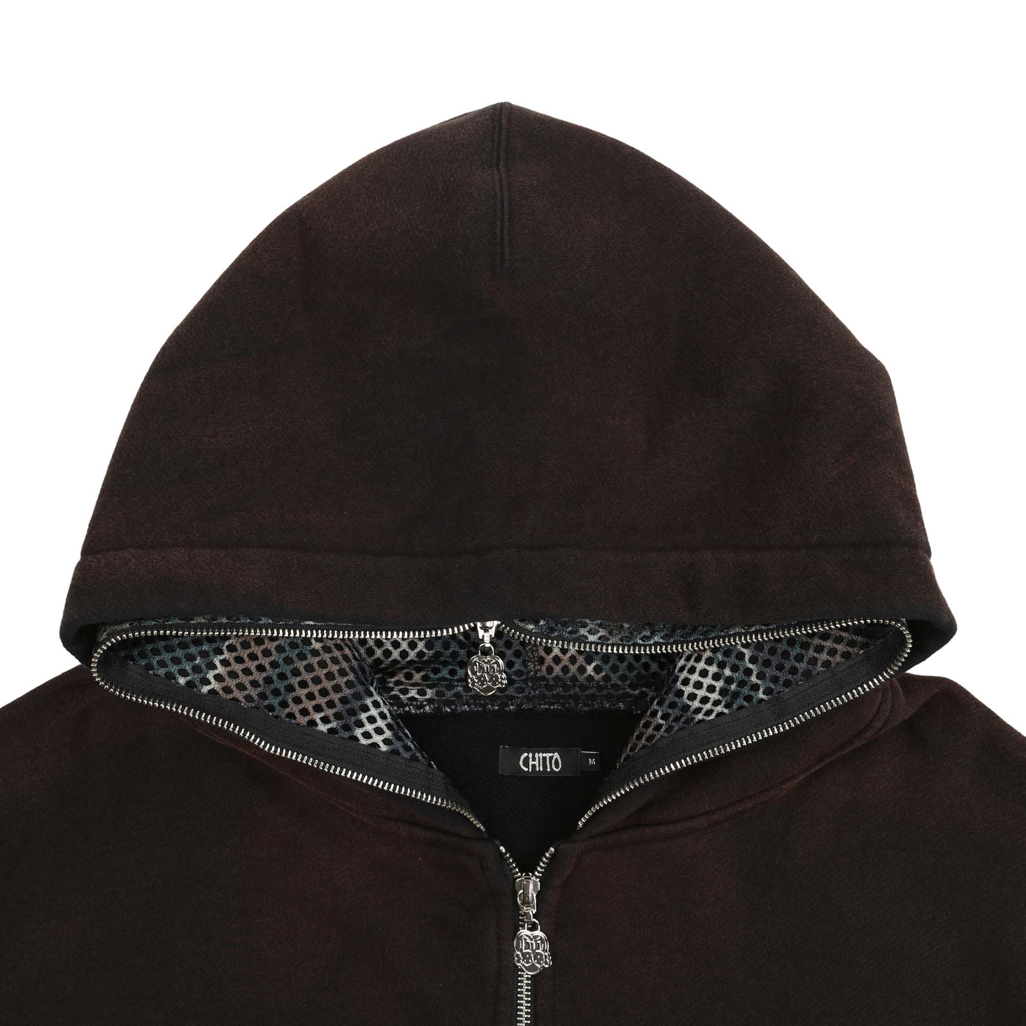 Camo Face Full Zip Hoodie - Black product photo
