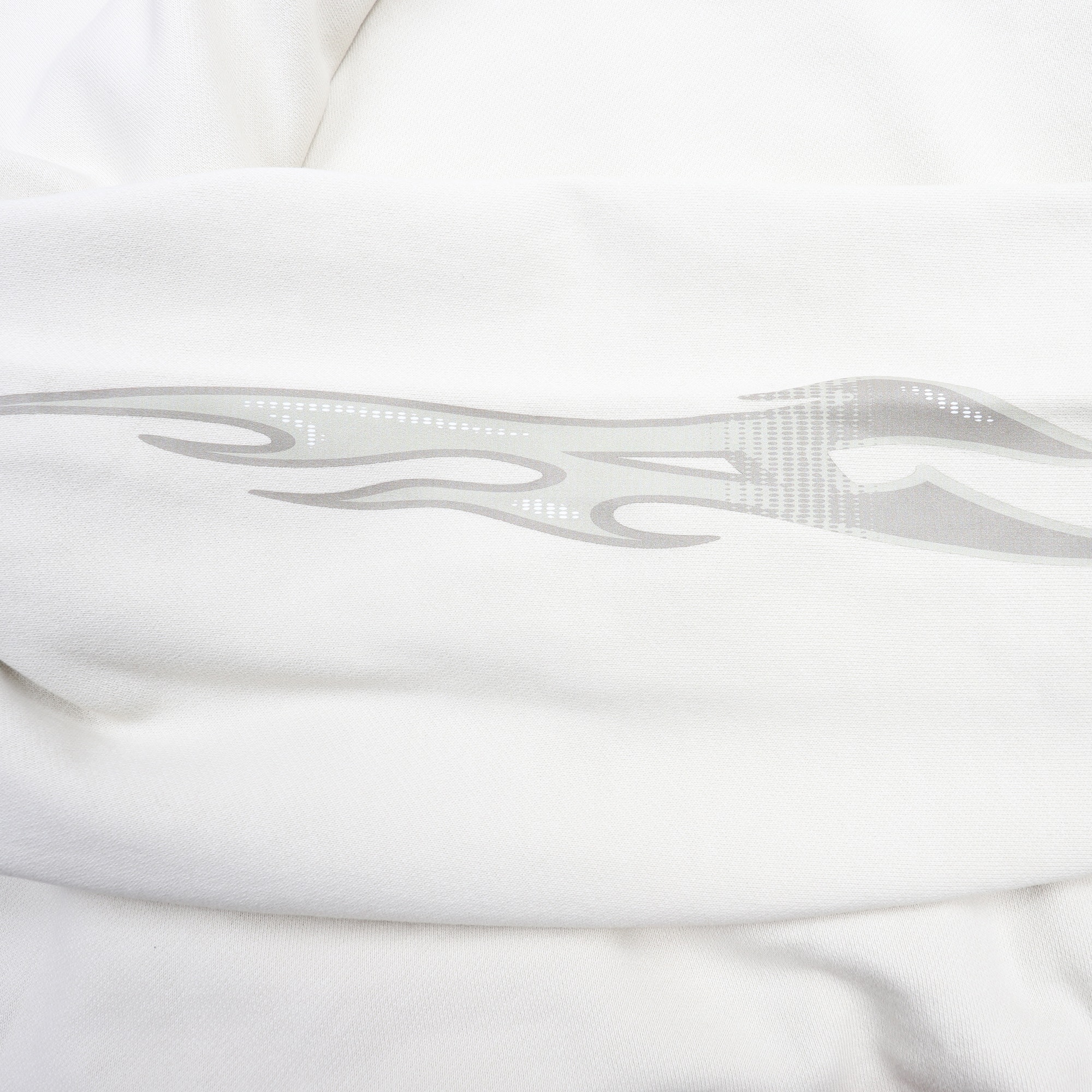 Flame Garment Dyed Pullover Hoodie - Ivory product photo