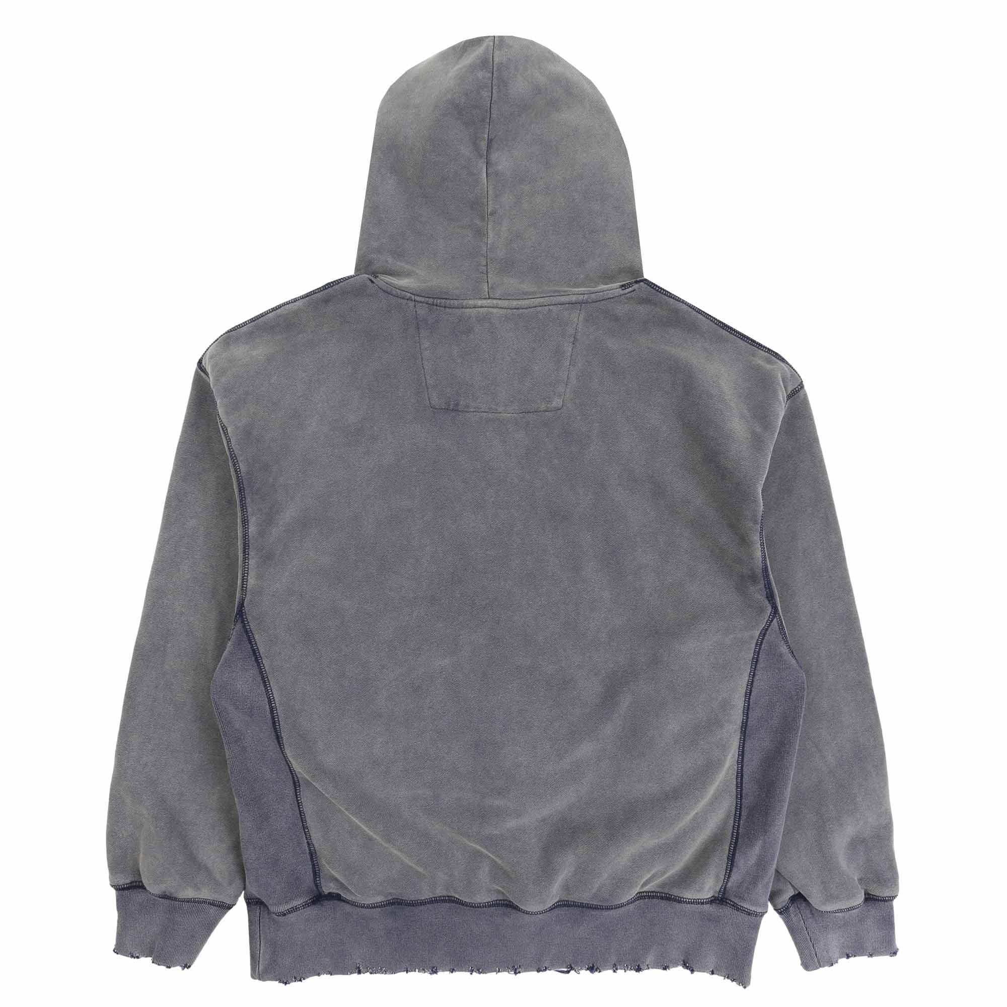 Battered Hoodie - Faded Black product photo