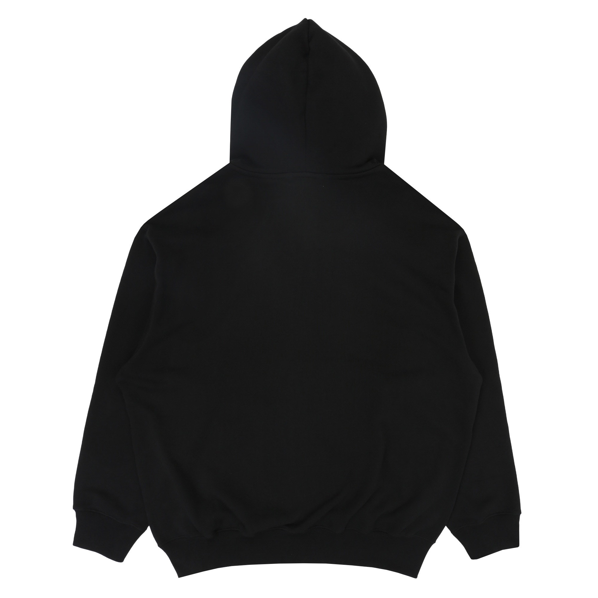 One Point Relaxed Fit Zip Hoodie - Black product photo
