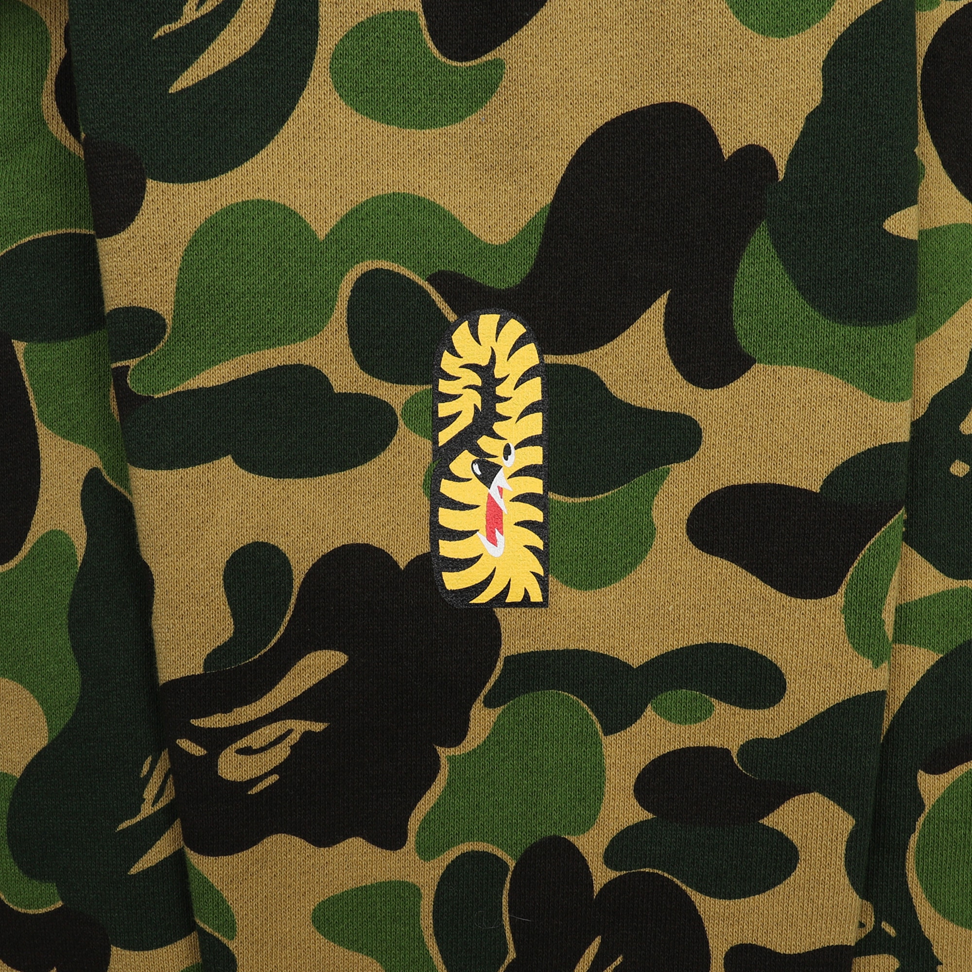 ABC Camo Tiger Full Zip Hoodie - Green product photo