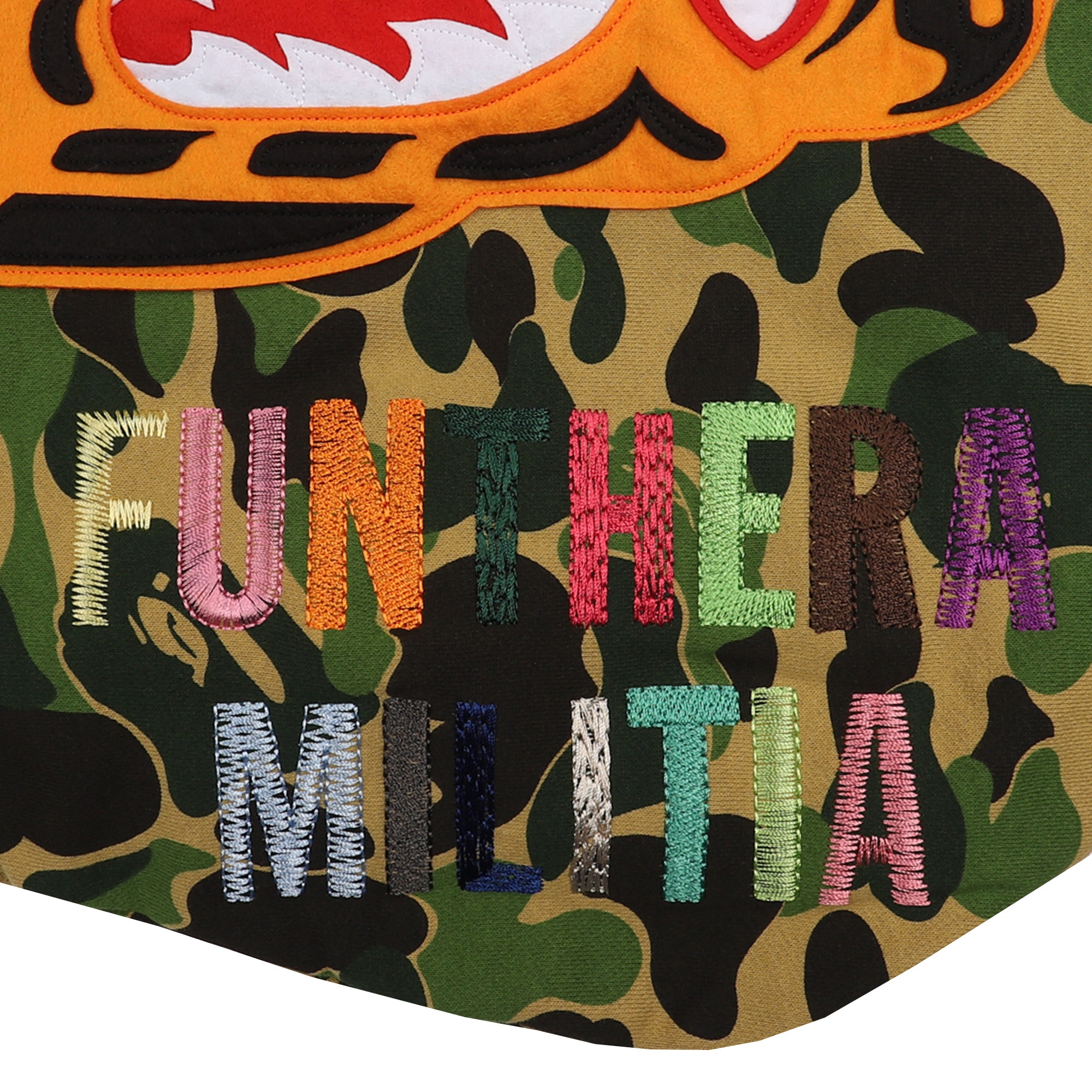 ABC Camo Tiger Full Zip Hoodie - Green product photo