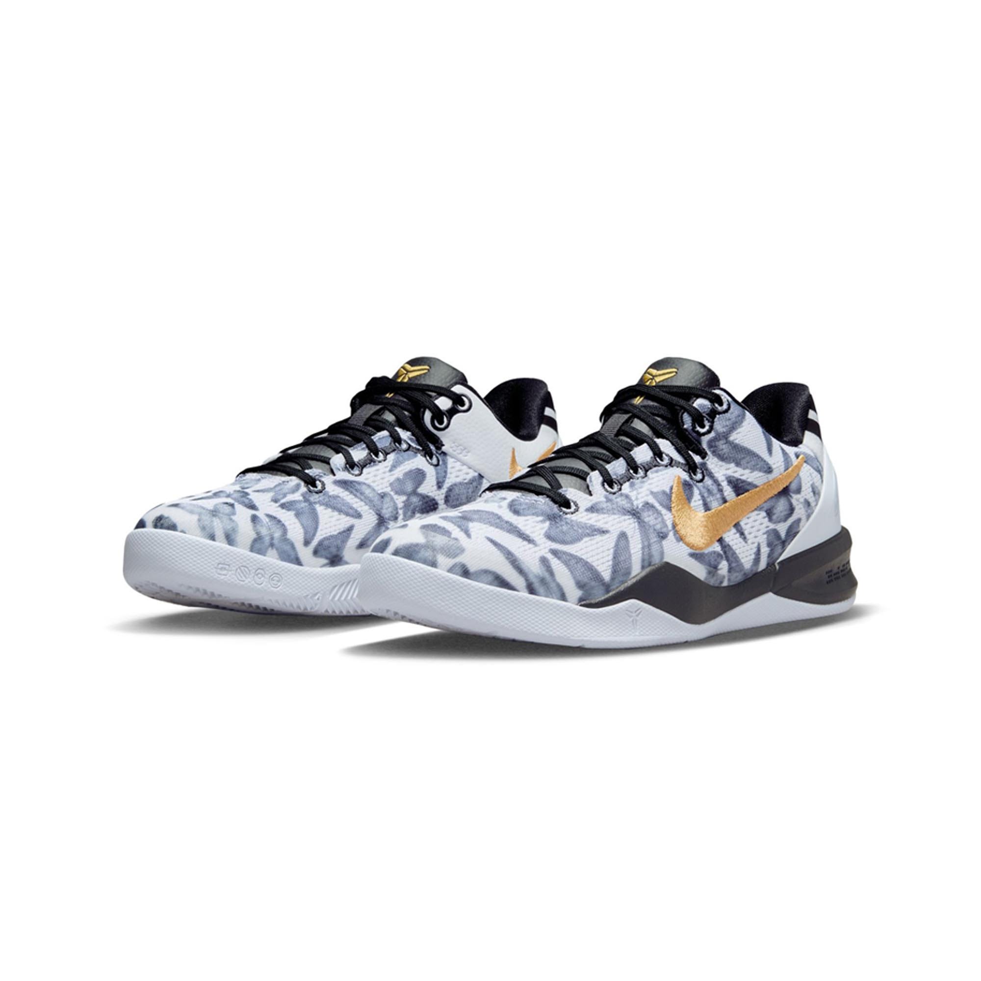 Kobe VIII GS White Metallic Gold