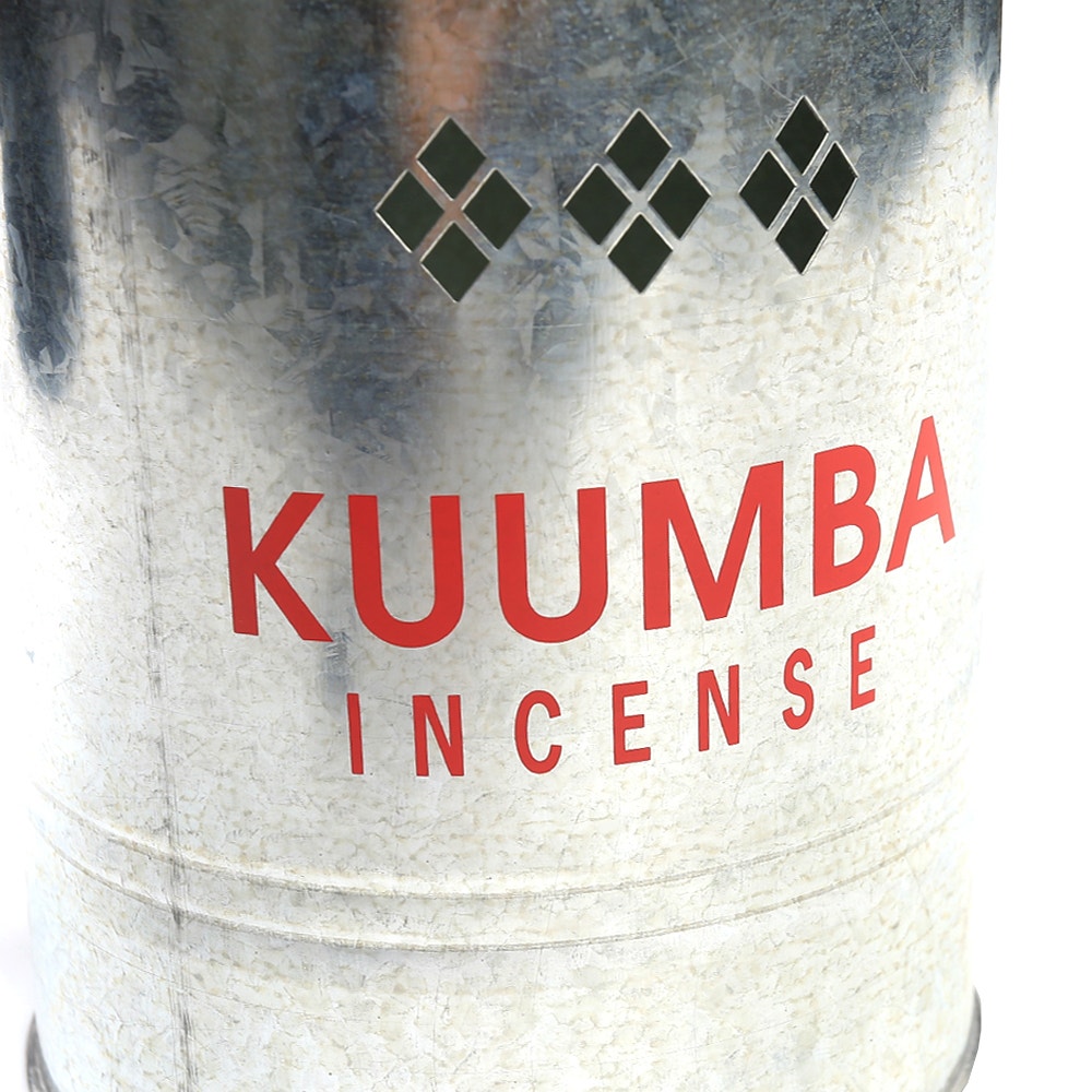Metal Can Incense Burner Silver/Red product photo
