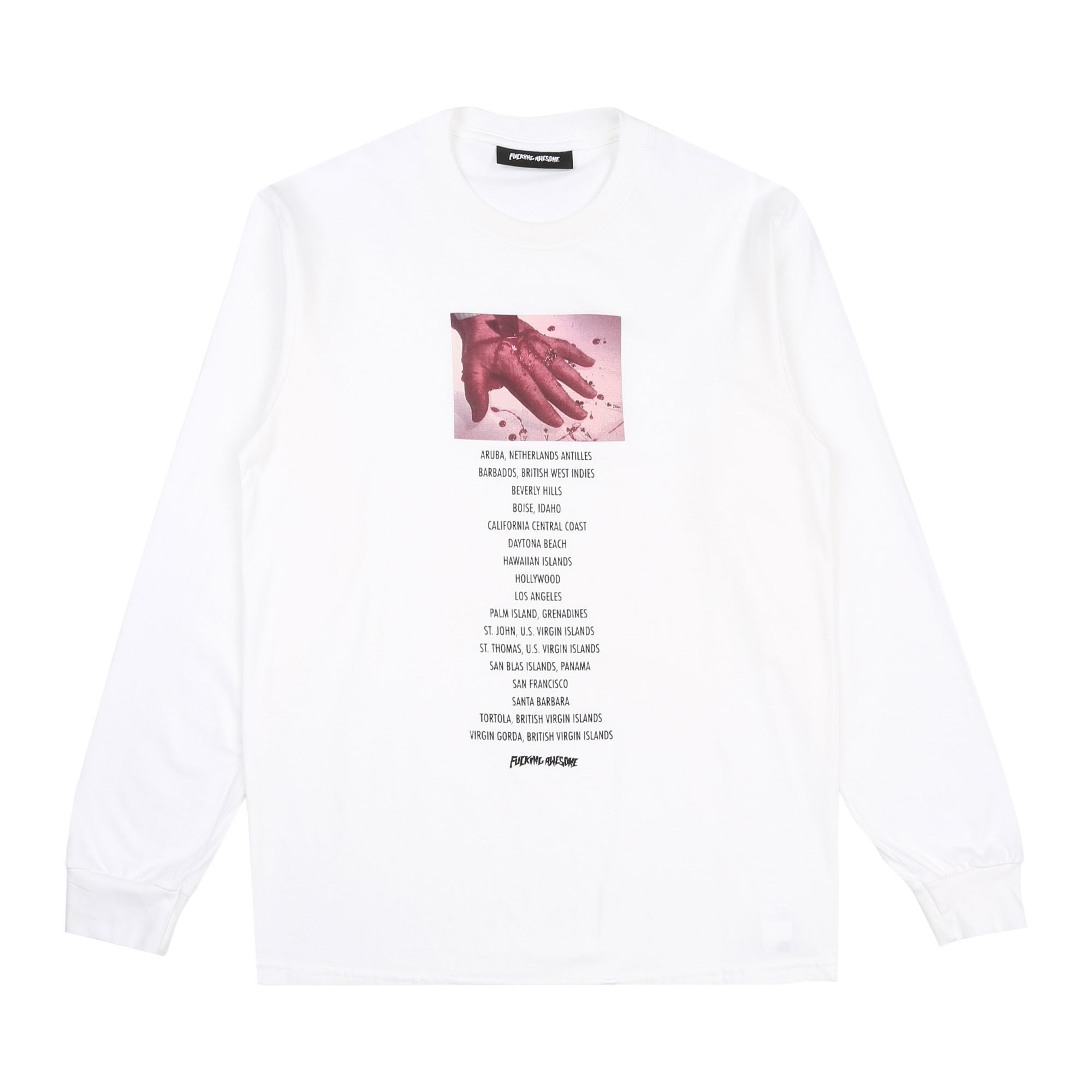 Daytona Beach LS T-Shirt - White product photo