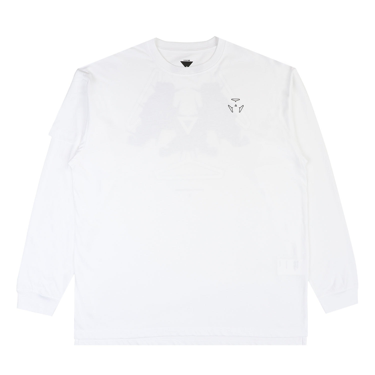 LS T-Shirt- White product photo