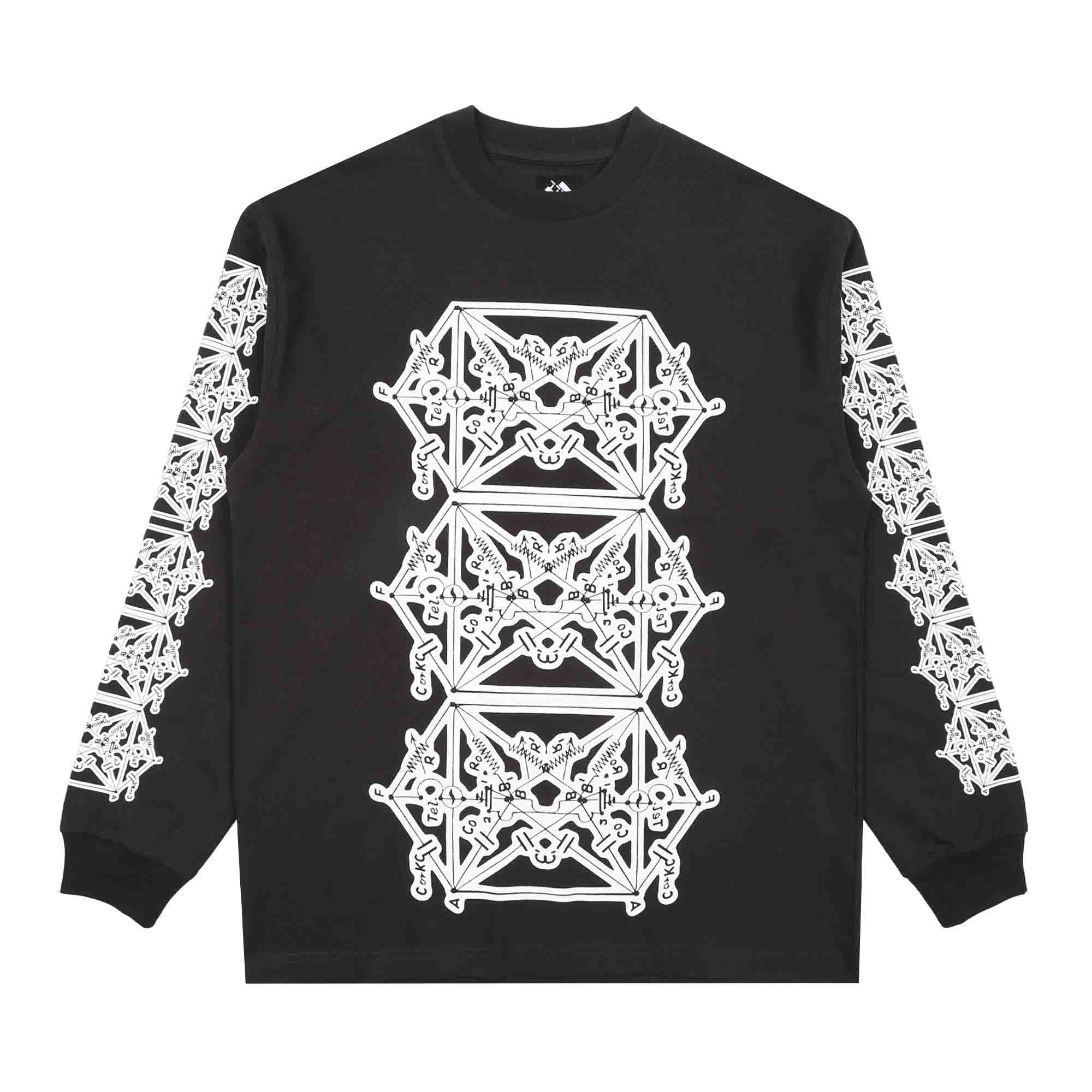Envelope Goat L/S T-Shirt - Black product photo