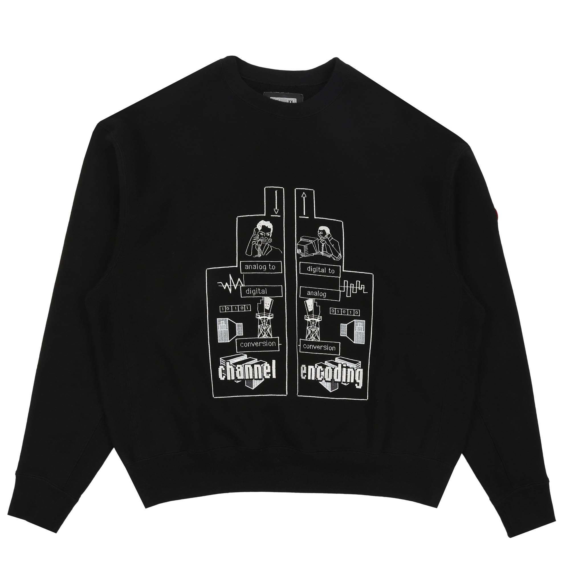 Channel Encoding Crewneck - Black product photo