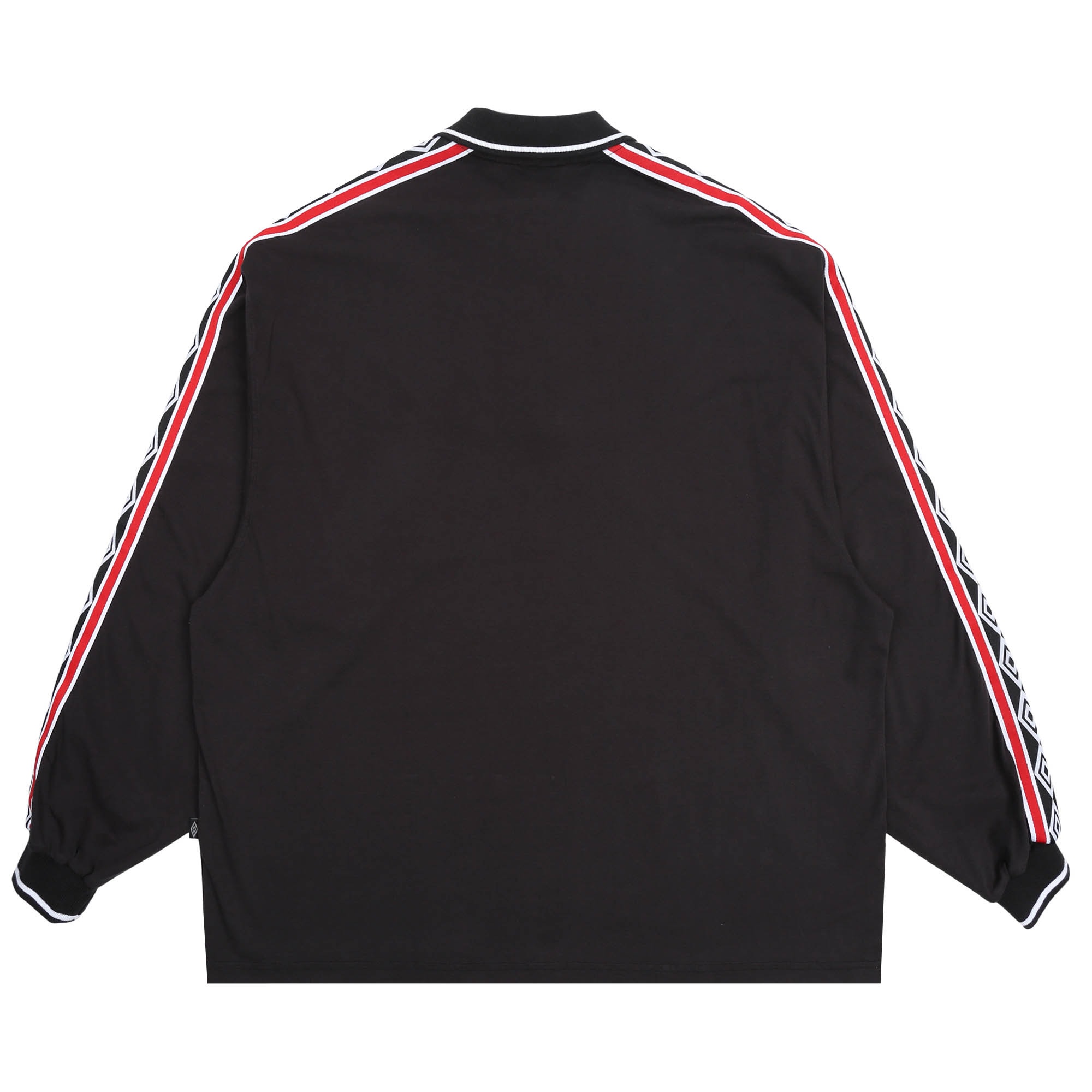 Taped Polo Washed T-Shirt - Black product photo