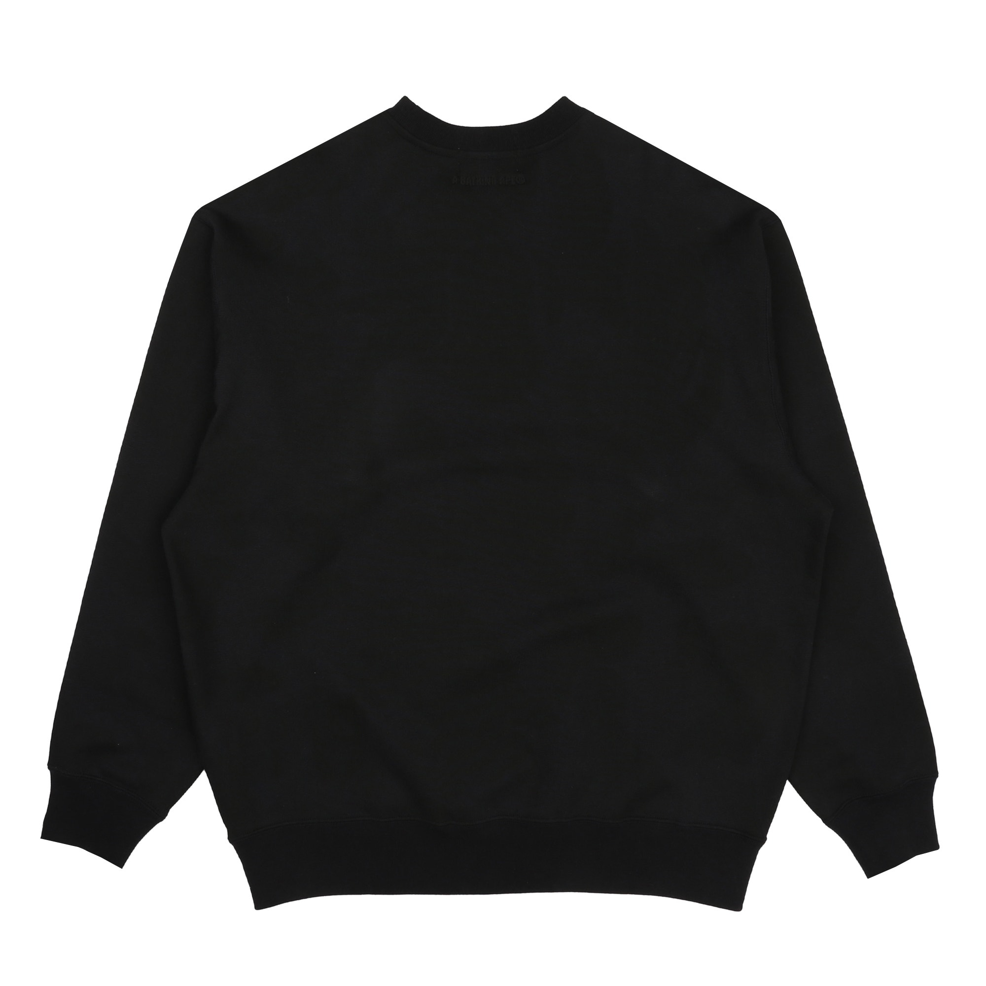 Ink Camo Ape Head Badge Crewneck - Black product photo
