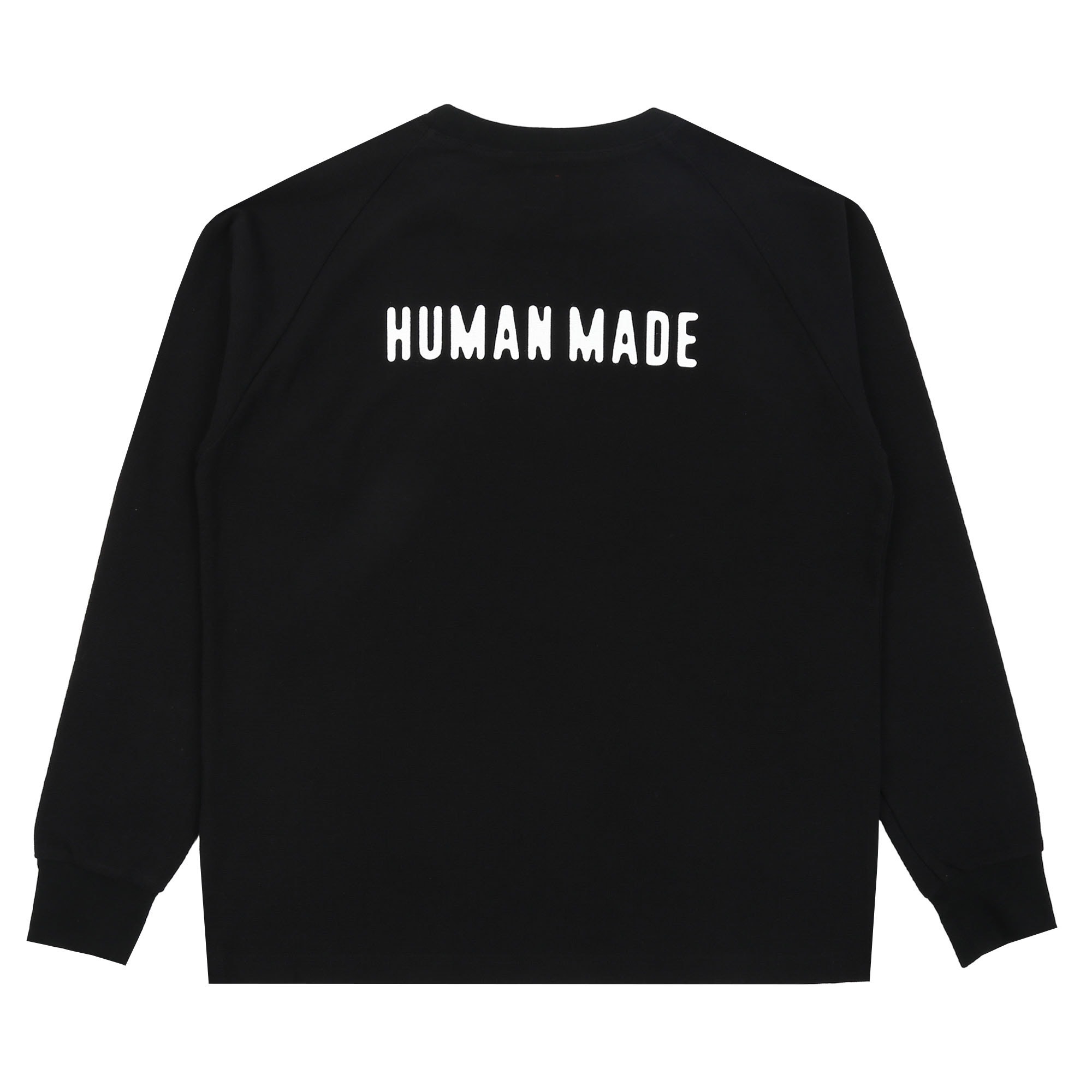 Raglan Sleeve L/S T-Shirt - Black product photo