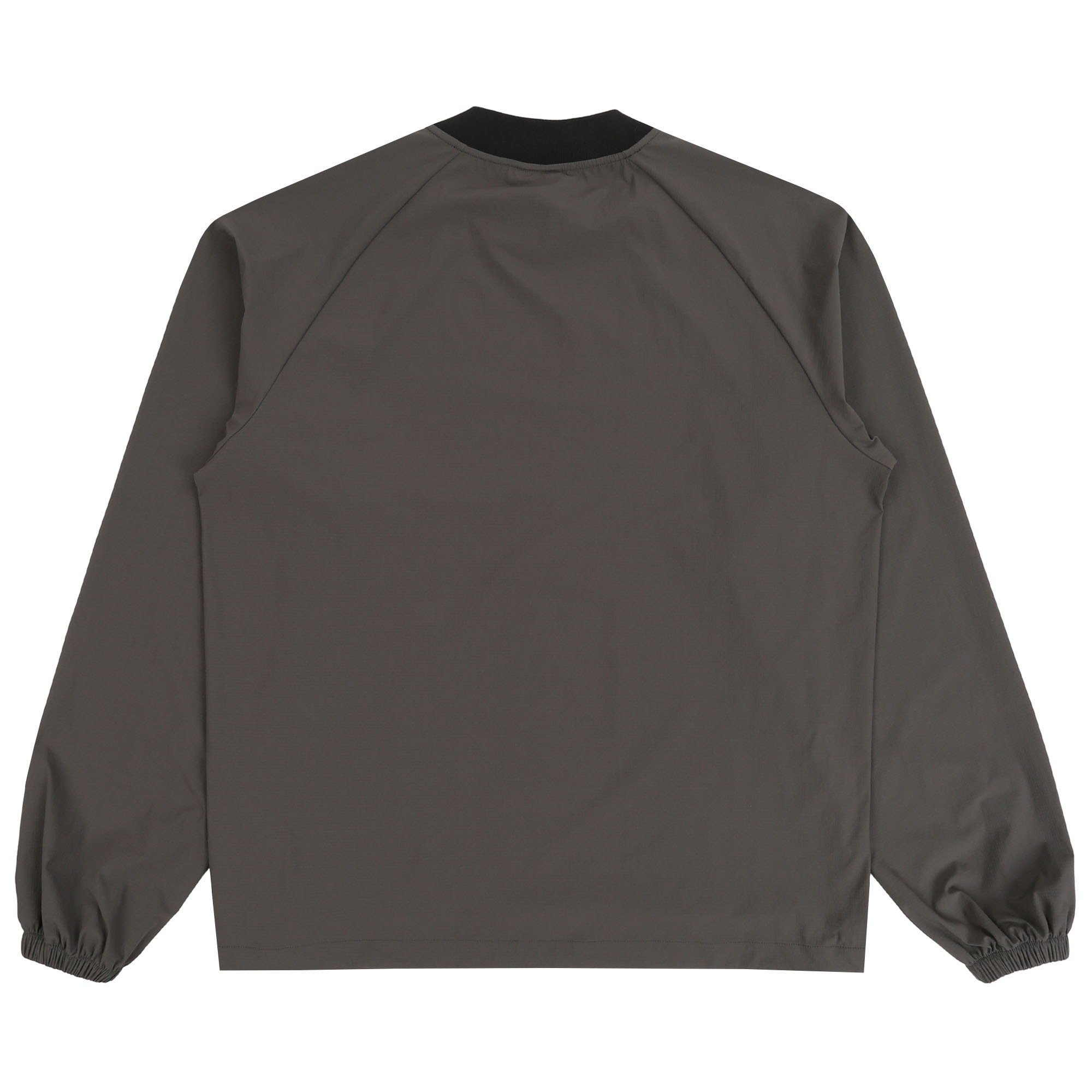 Lasered Nylon Crewneck - Grey/Black product photo
