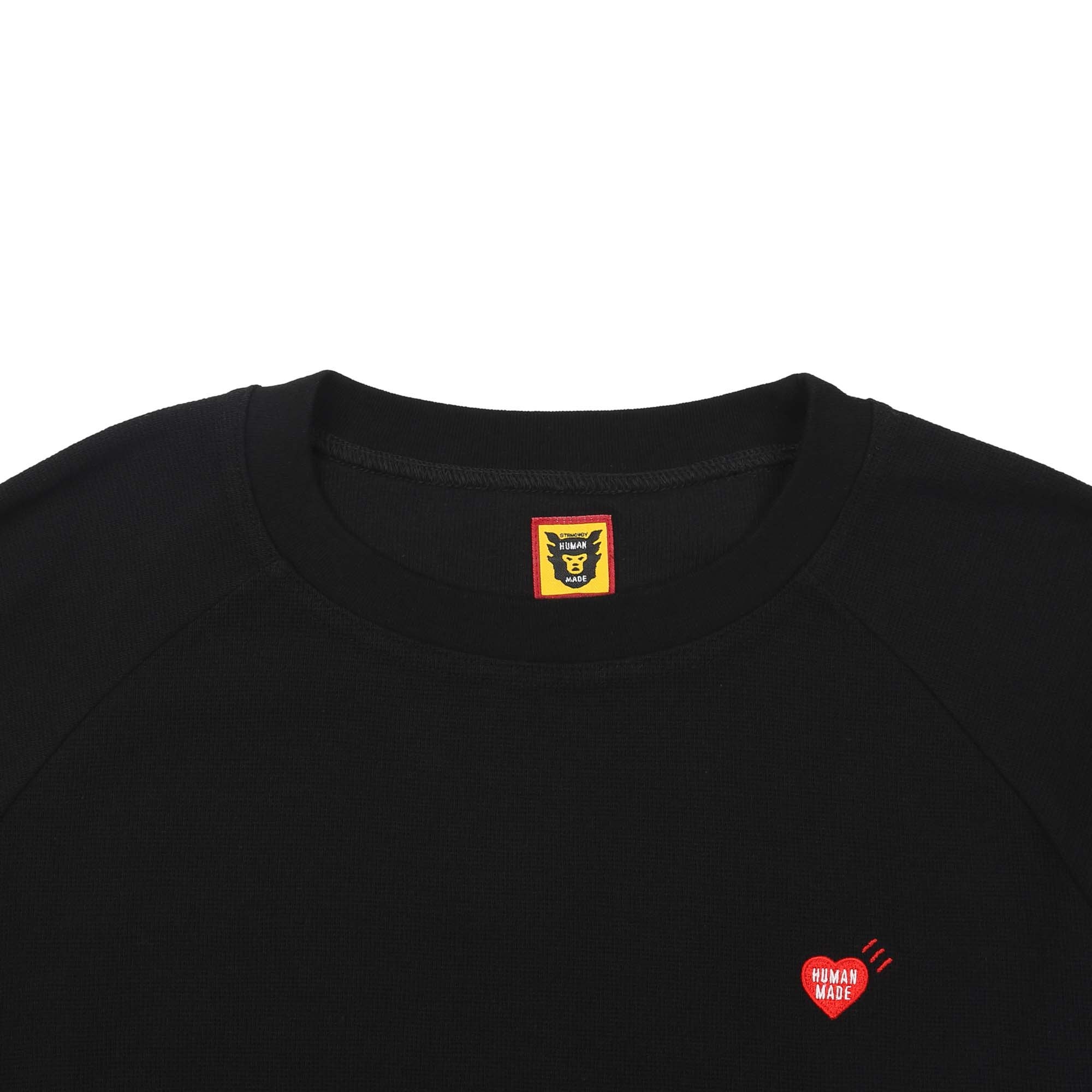 Raglan Sleeve L/S T-Shirt - Black product photo