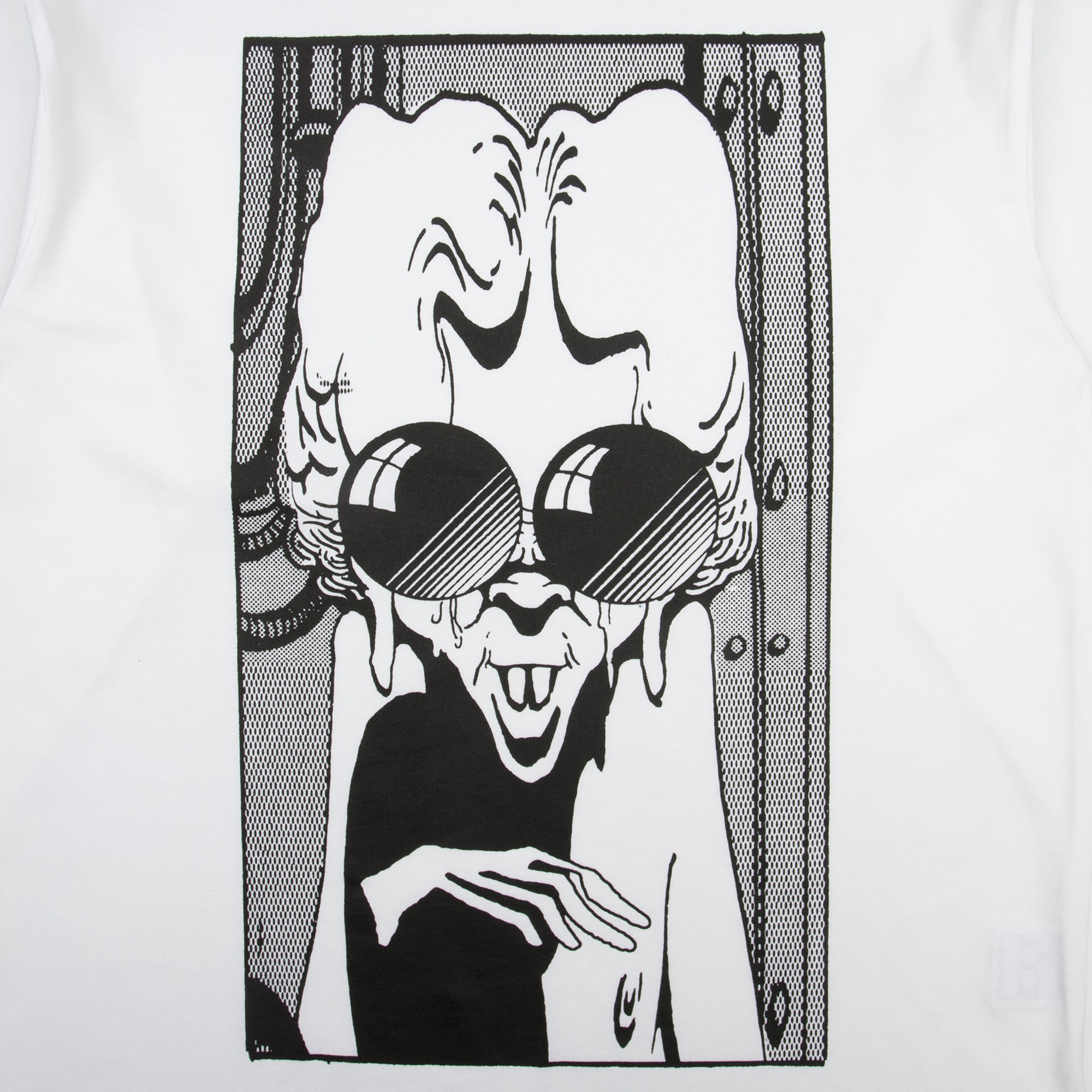 Comics Flat Shades LS T-Shirt - White product photo
