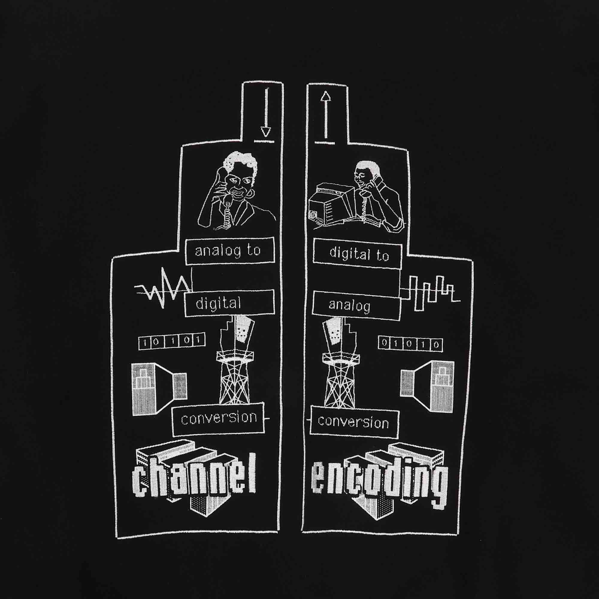Channel Encoding Crewneck - Black product photo