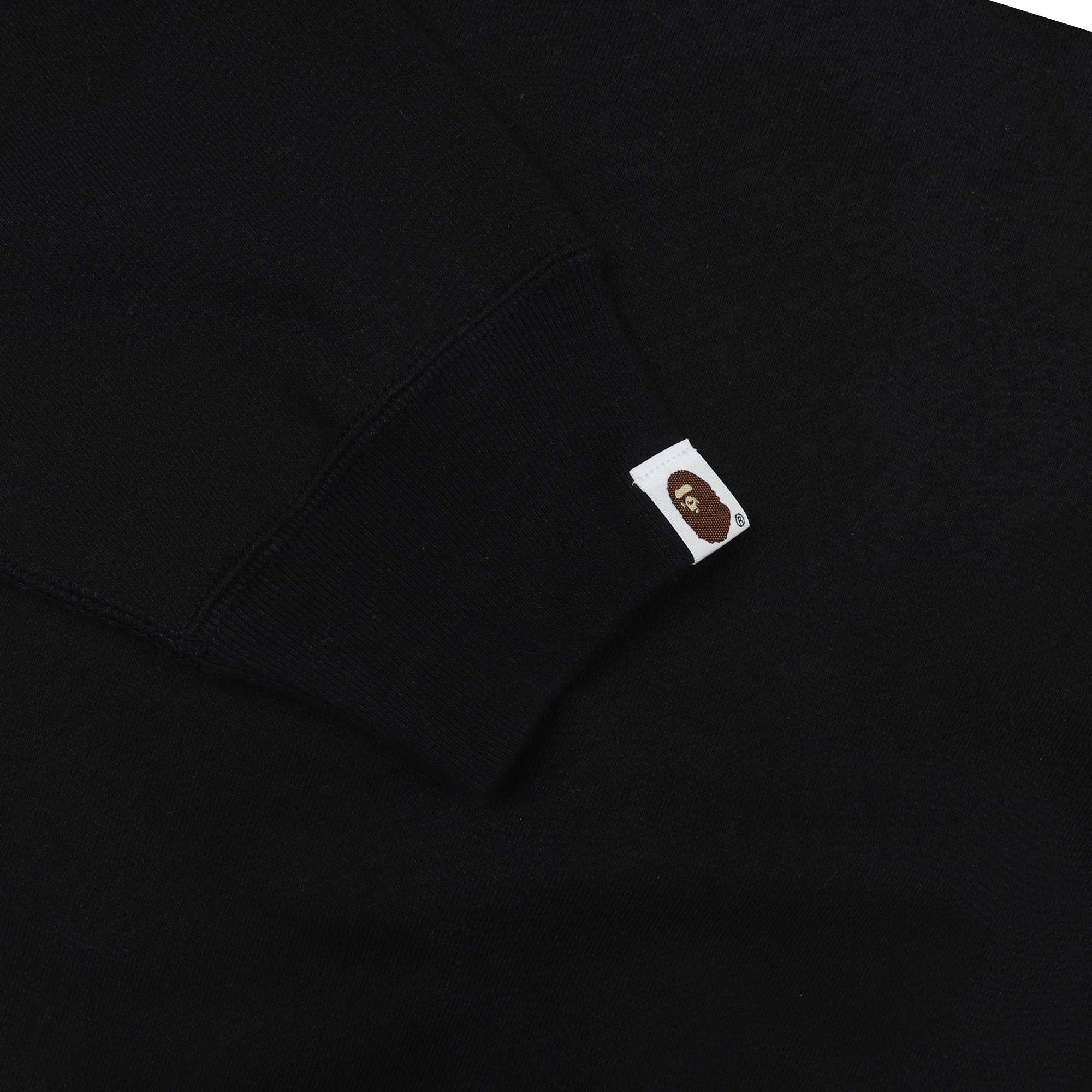 Ink Camo Ape Head Badge Crewneck - Black product photo