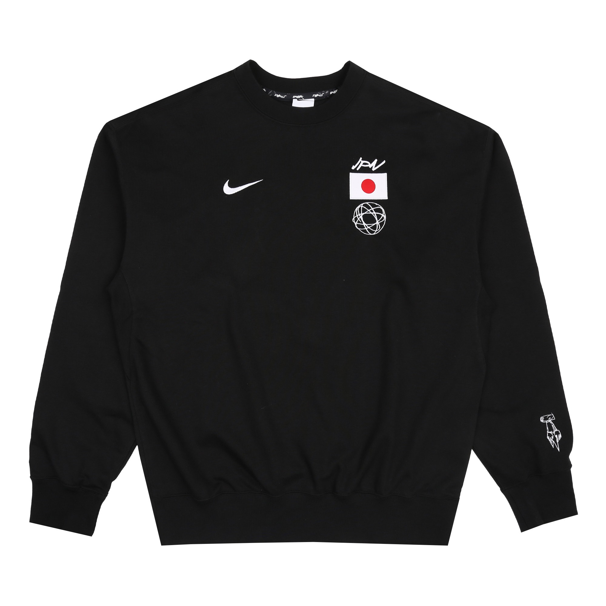 Nike Japan Solo FLC Crew OLY - Black/White product photo