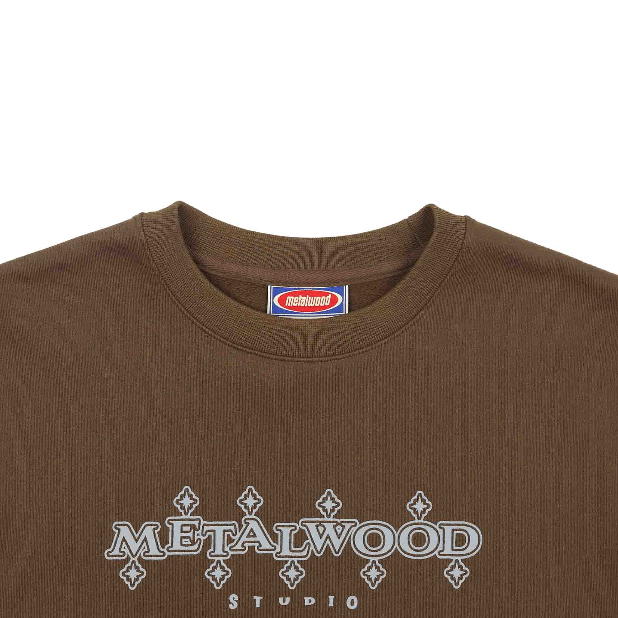 Diamonds Crewneck Sweatshirt - Mud product photo
