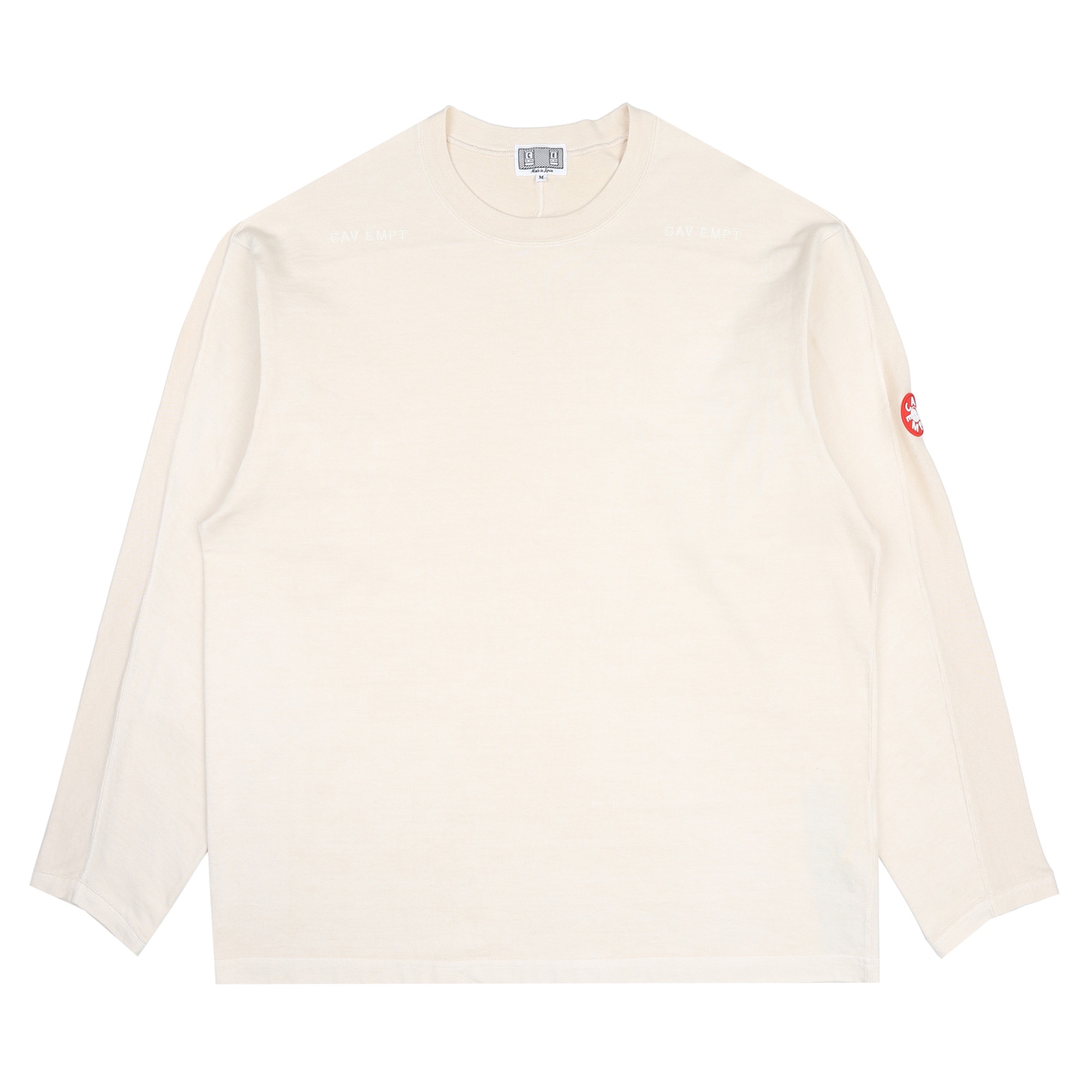 Overdye Forward Line L/S T-Shirt - Beige product photo