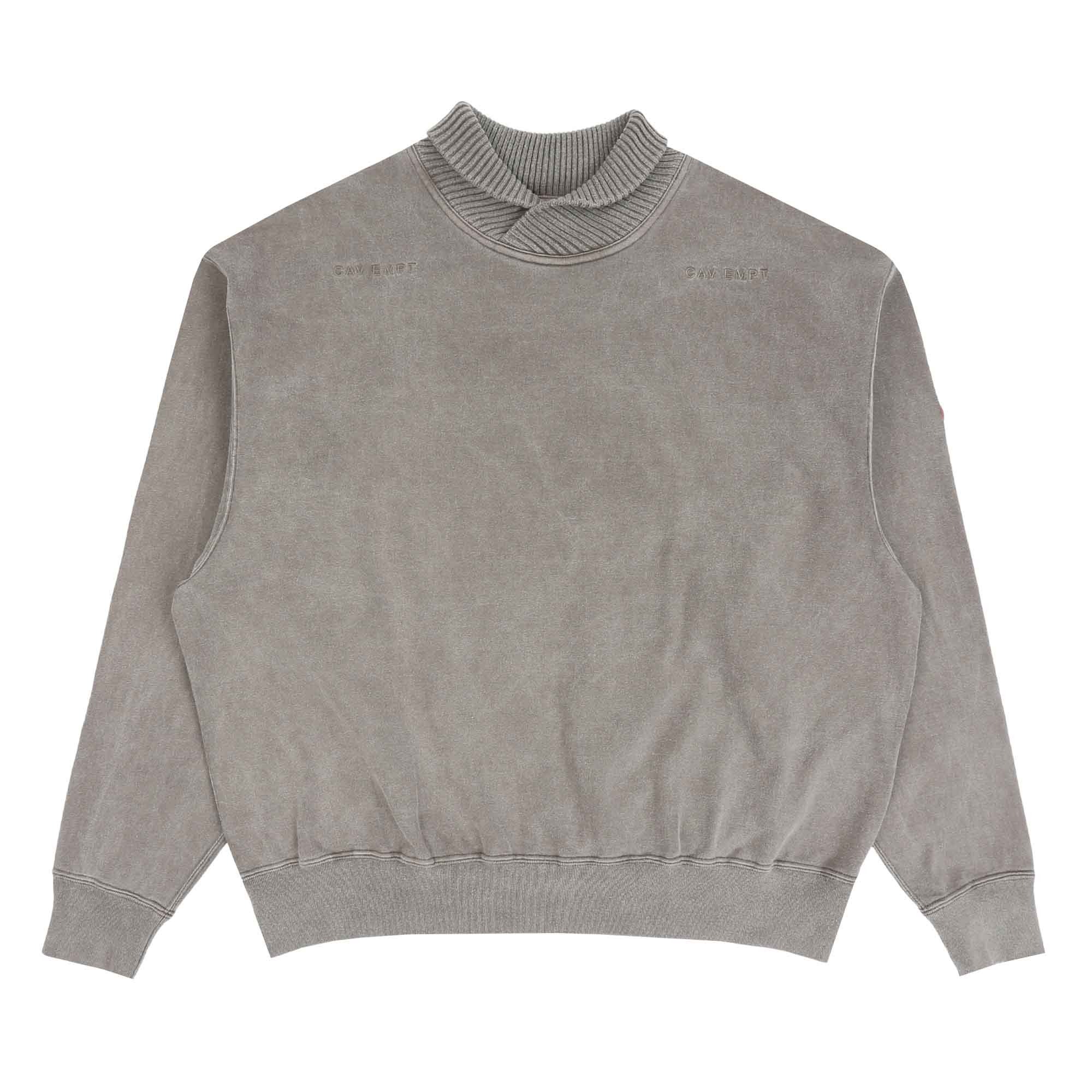 Overdye Overlap Light Crewneck - Brown product photo