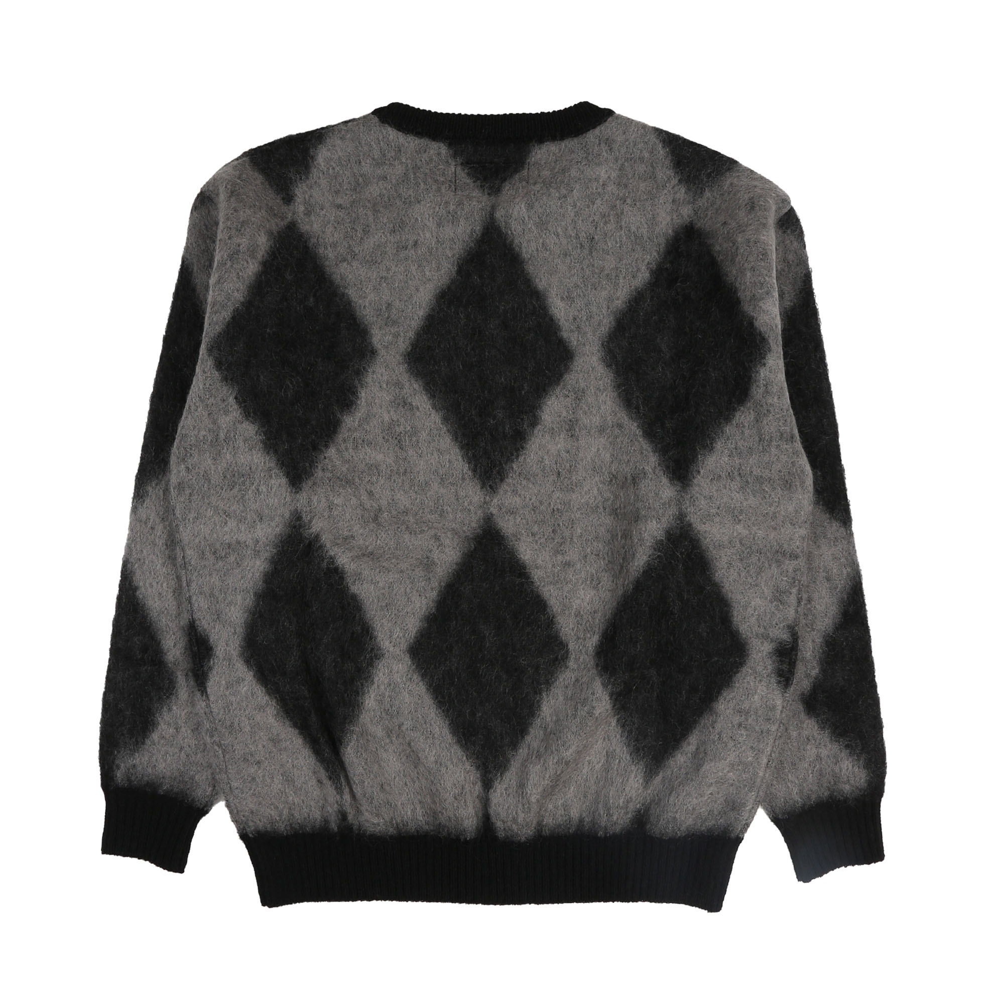 Diamond Mohair Sweater - Grey product photo
