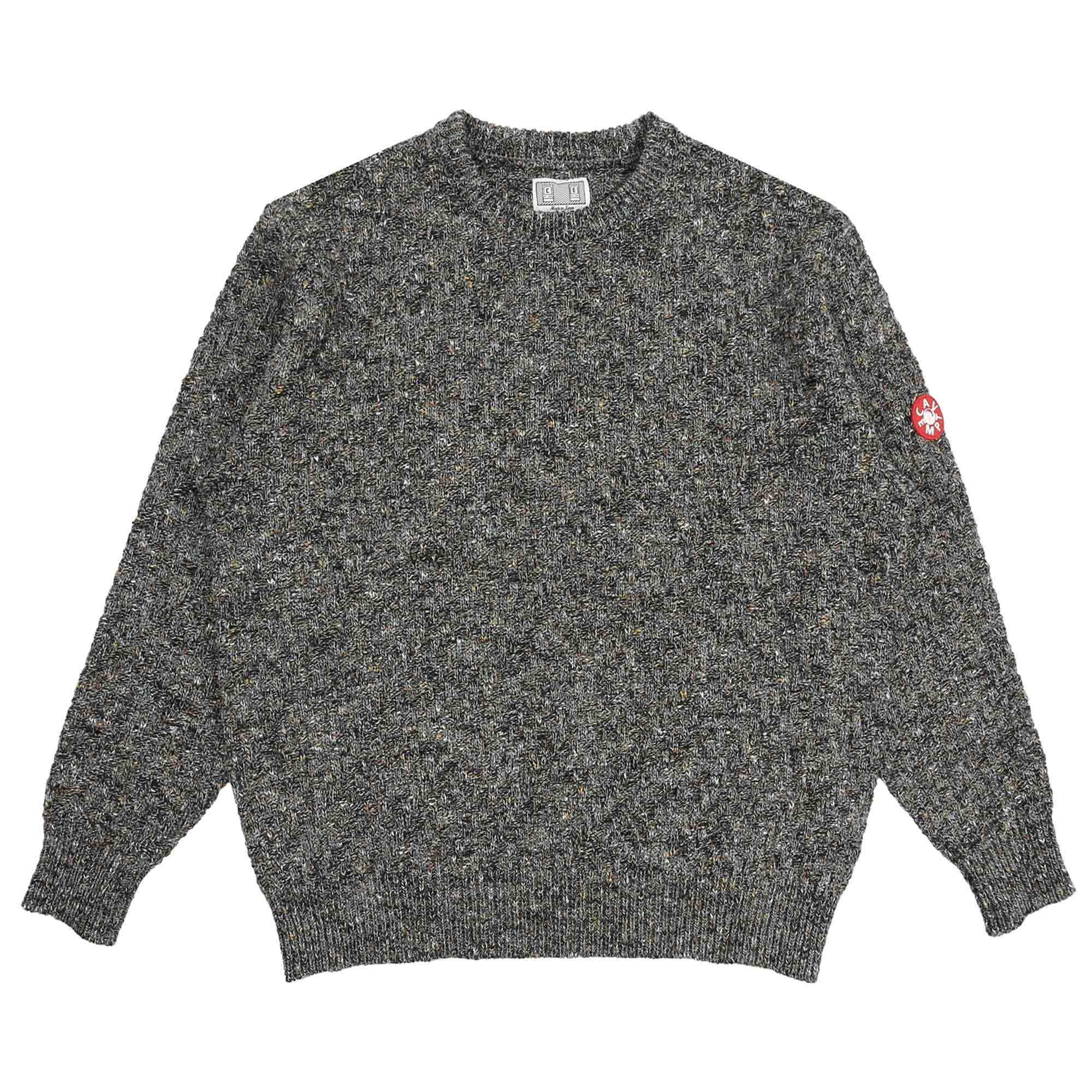 F-lagstuf-F 慌ただしい MIX SWEATER - GRAY / XL