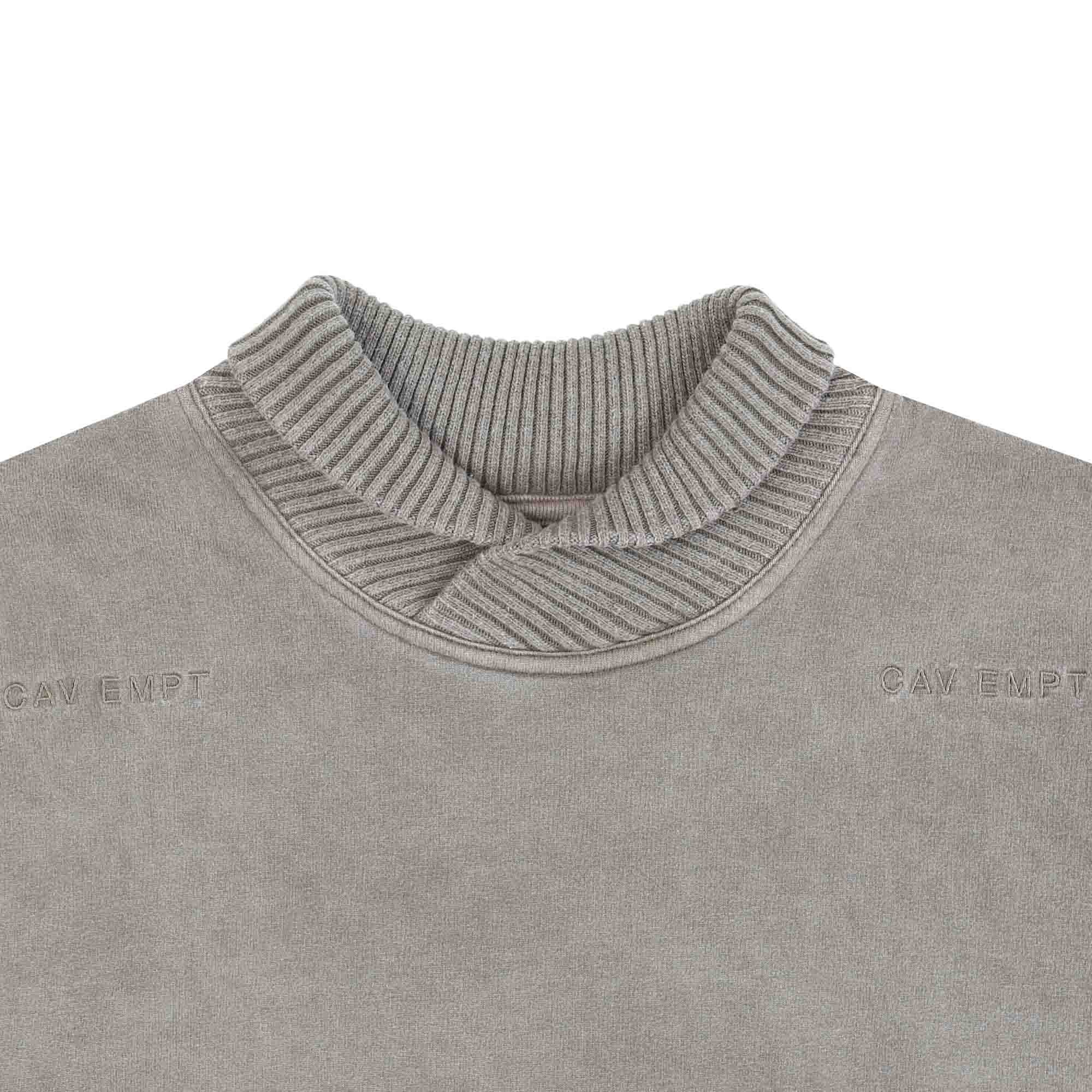 Overdye Overlap Light Crewneck - Brown product photo