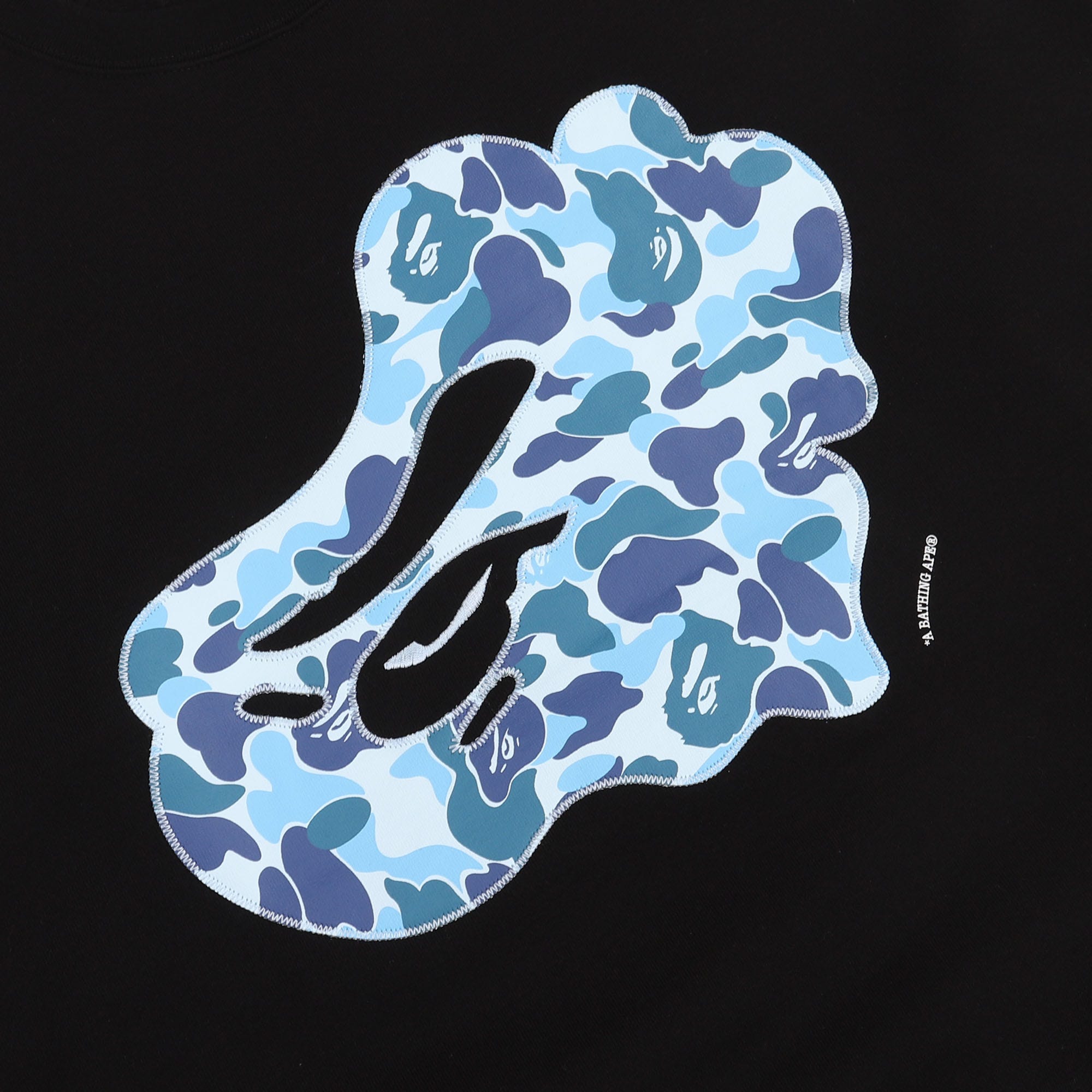 A BATHING APE】ABC CAMO PATCH LOOSE FIT CREWNECK トップス 