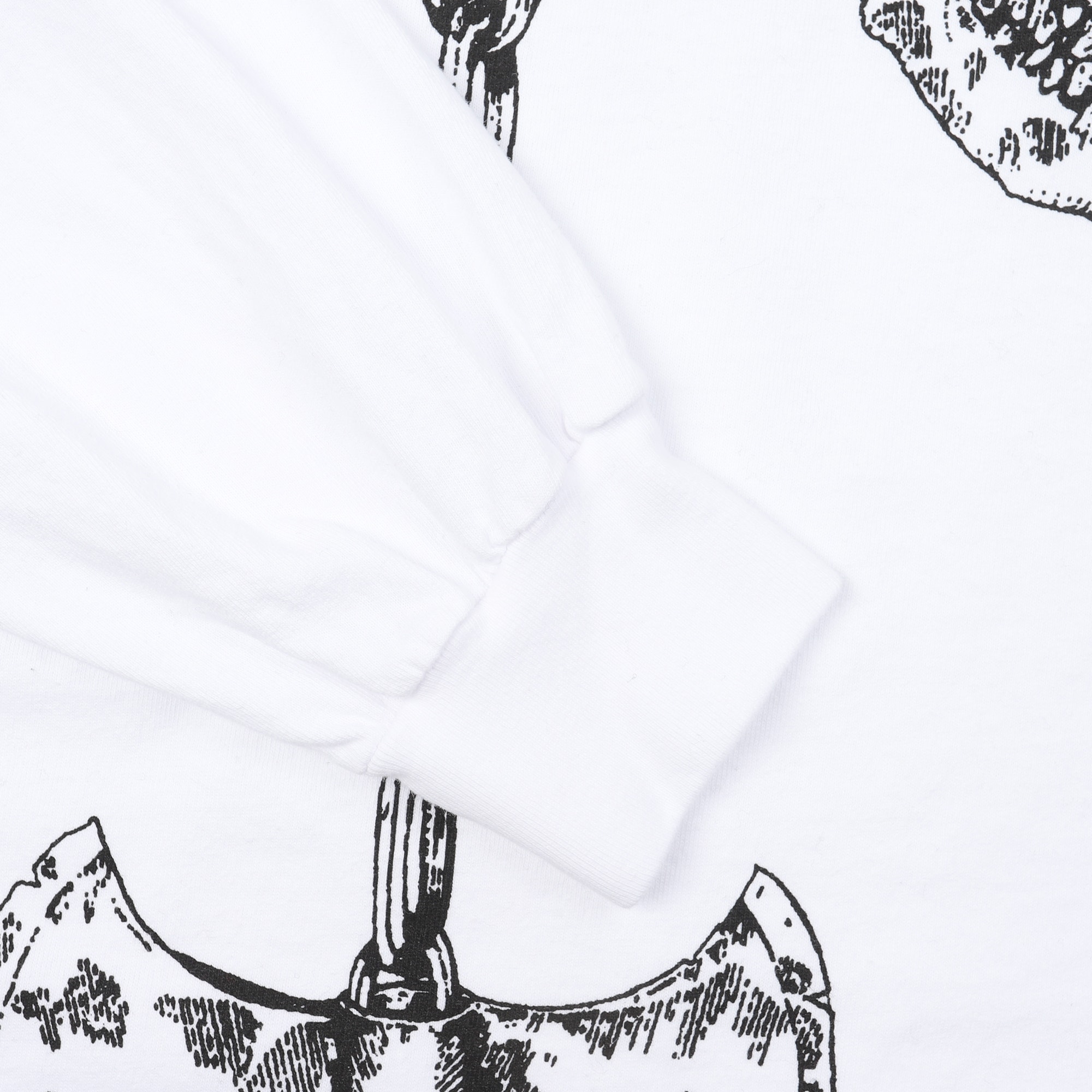 Axe Grinder LS T-Shirt - White product photo