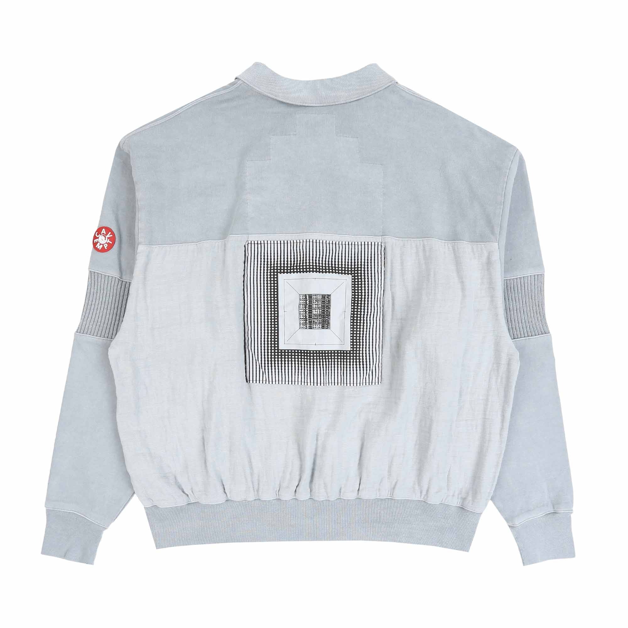 Overdye Collared Light Crewneck - Grey product photo