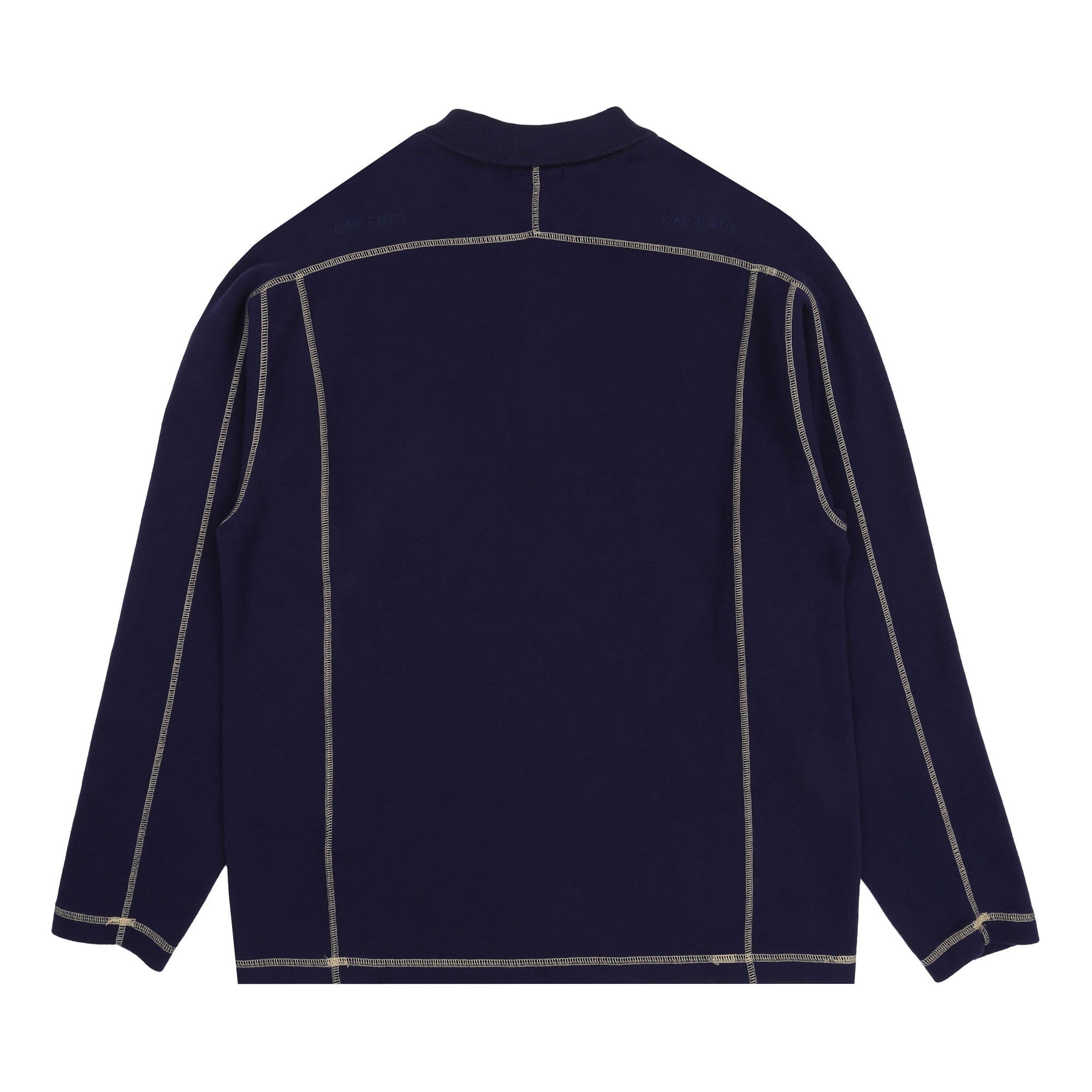 DBL Knit L/S Polo - Navy product photo