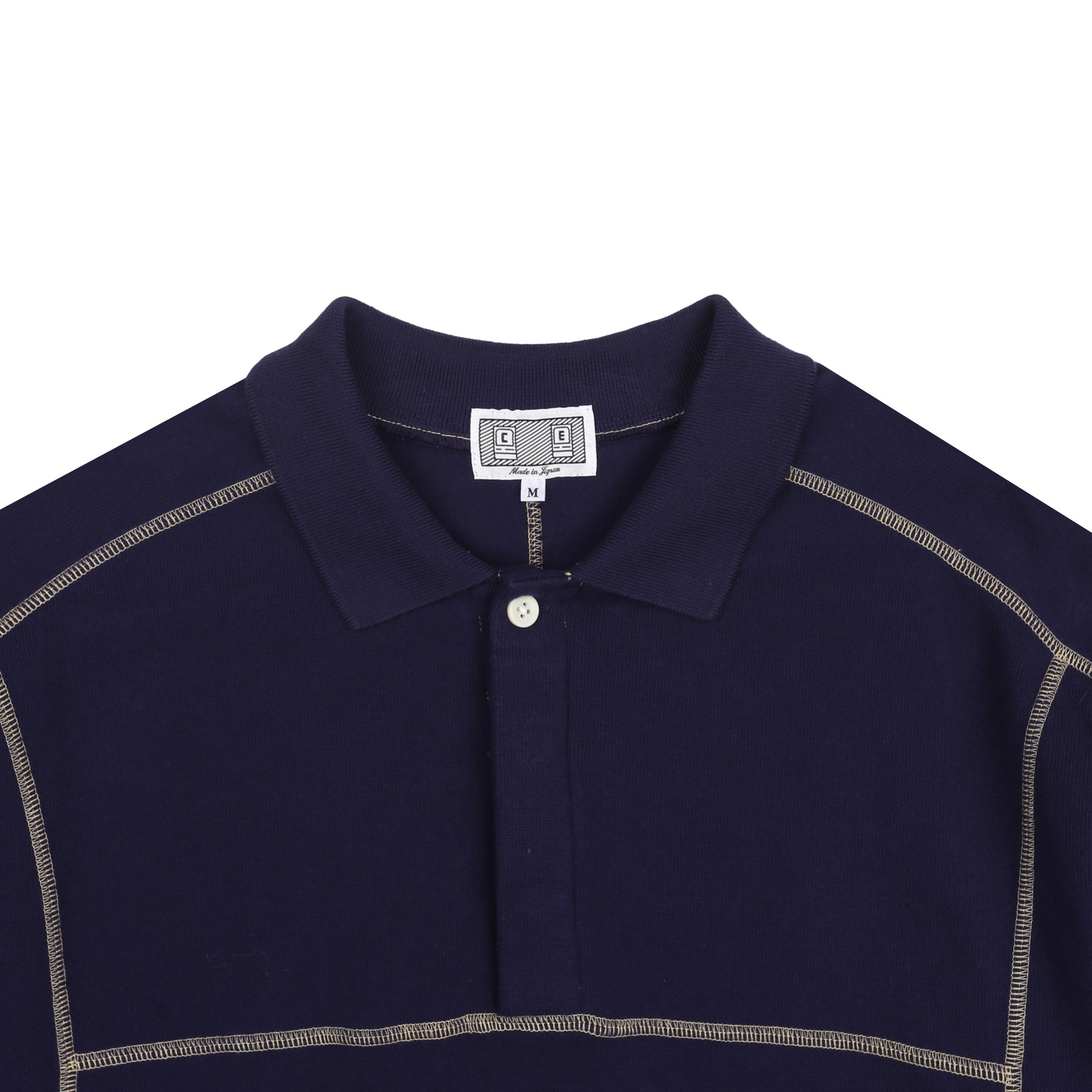 DBL Knit L/S Polo - Navy product photo