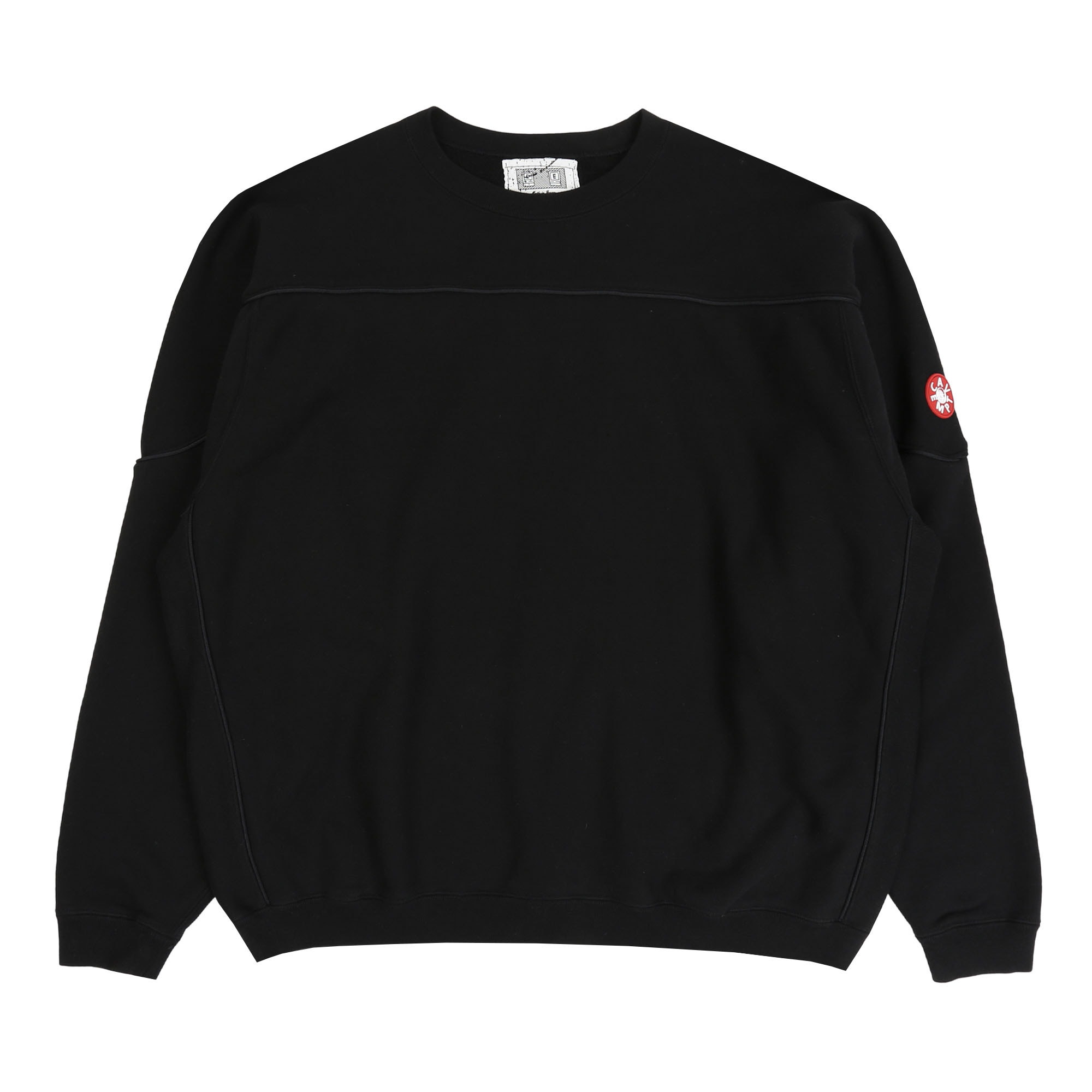 Cotton Track Crewneck - Black product photo